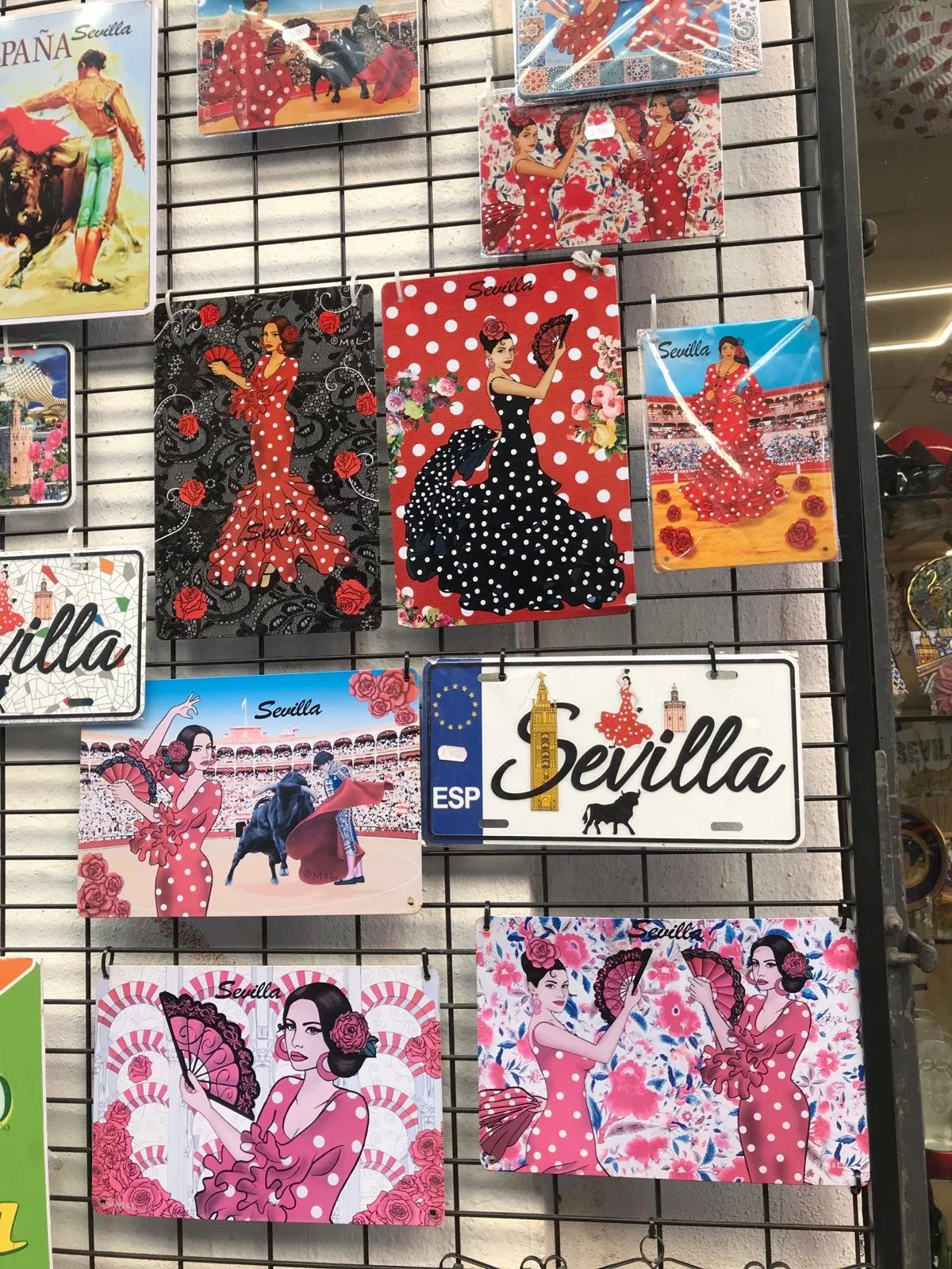 Flamenco themed postcards