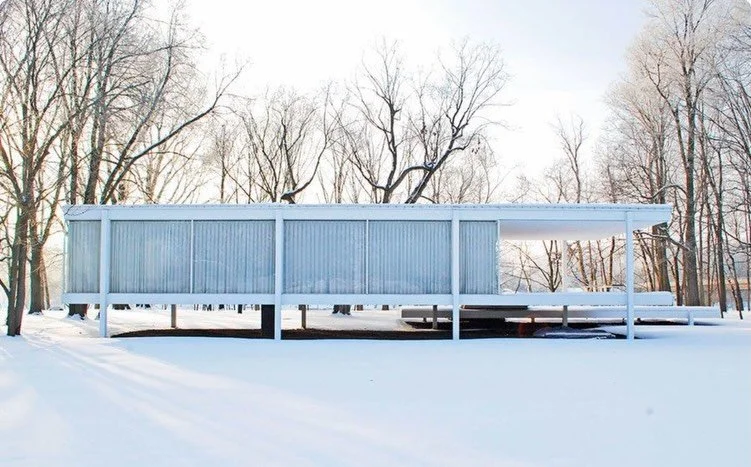 The snow stuck with us for weeks in the northeast. I miss it now - the quiet and light it brings. Here&rsquo;s some of my favorites architecture blanketed in snow.