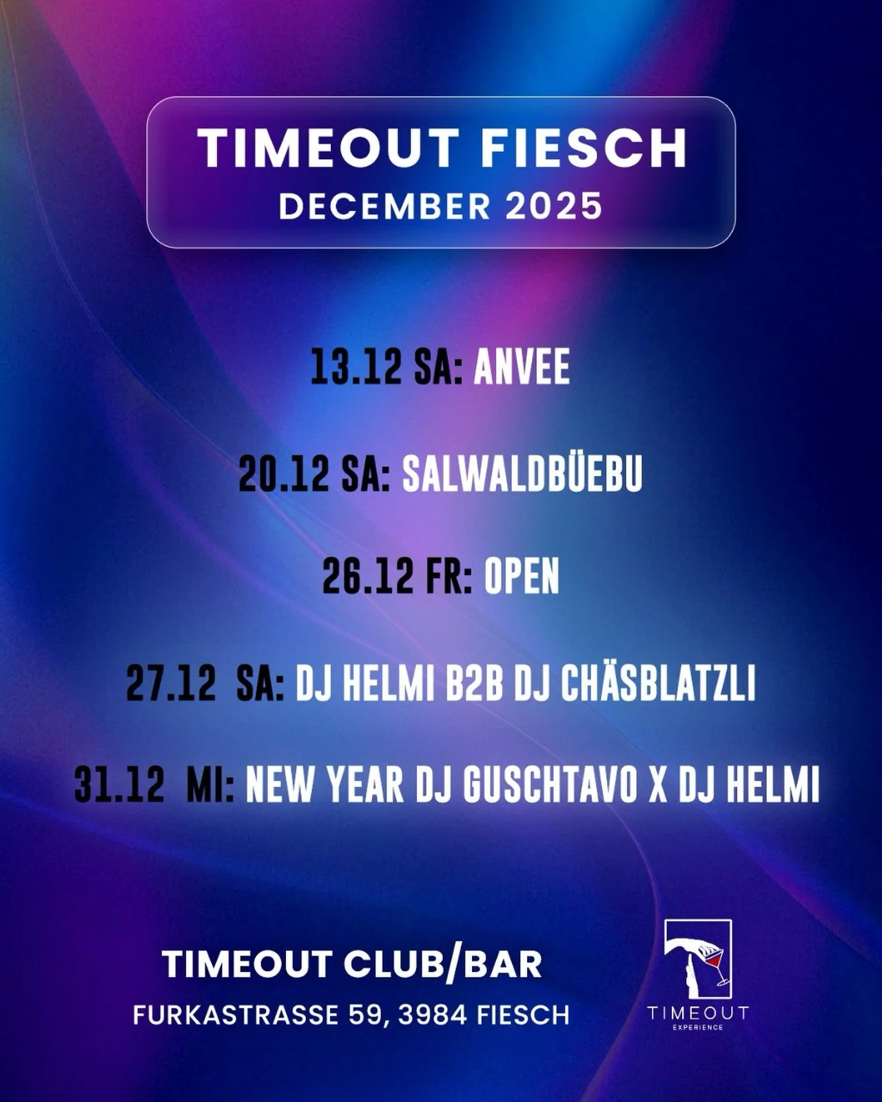 TimeOut Dezember 2025❤️&zwj;🔥

#timeout#timeoutfiesch#fiesch#aletscharena