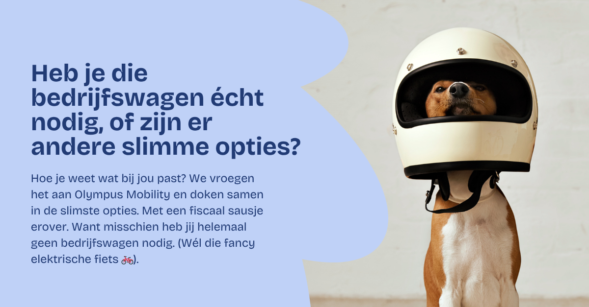 Heb je die bedrijfswagen écht nodig, of zijn er andere slimme opties?