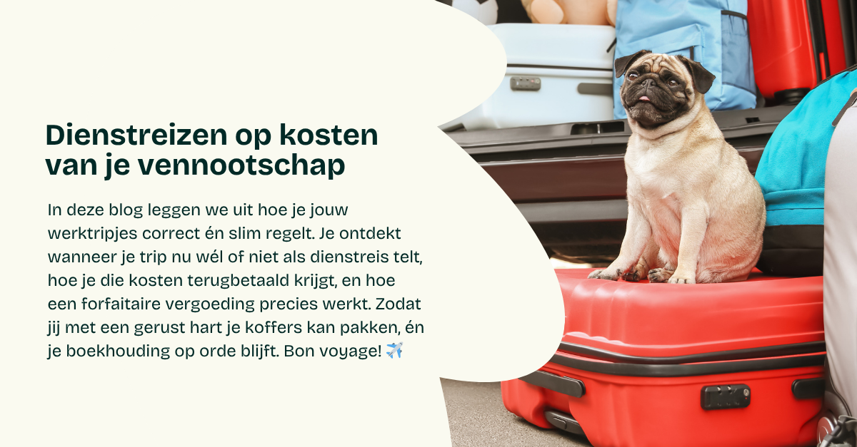Dienstreizen op kosten van je vennootschap