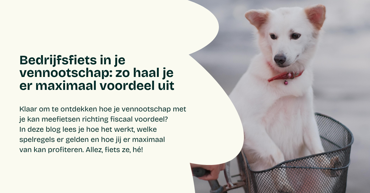 Bedrijfsfiets in je vennootschap: zo haal je er maximaal voordeel uit