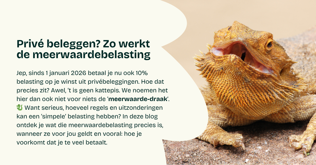 Privé beleggen? Zo werkt de meerwaardebelasting in 2026