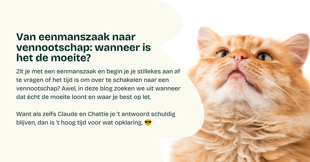 Van eenmanszaak naar vennootschap: wanneer is het de moeite?
