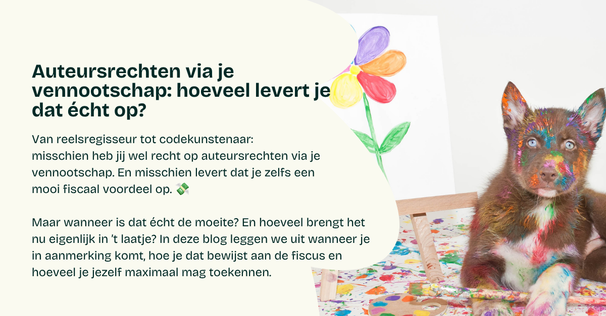 Auteursrechten via je vennootschap: hoeveel mag je jezelf toekennen?