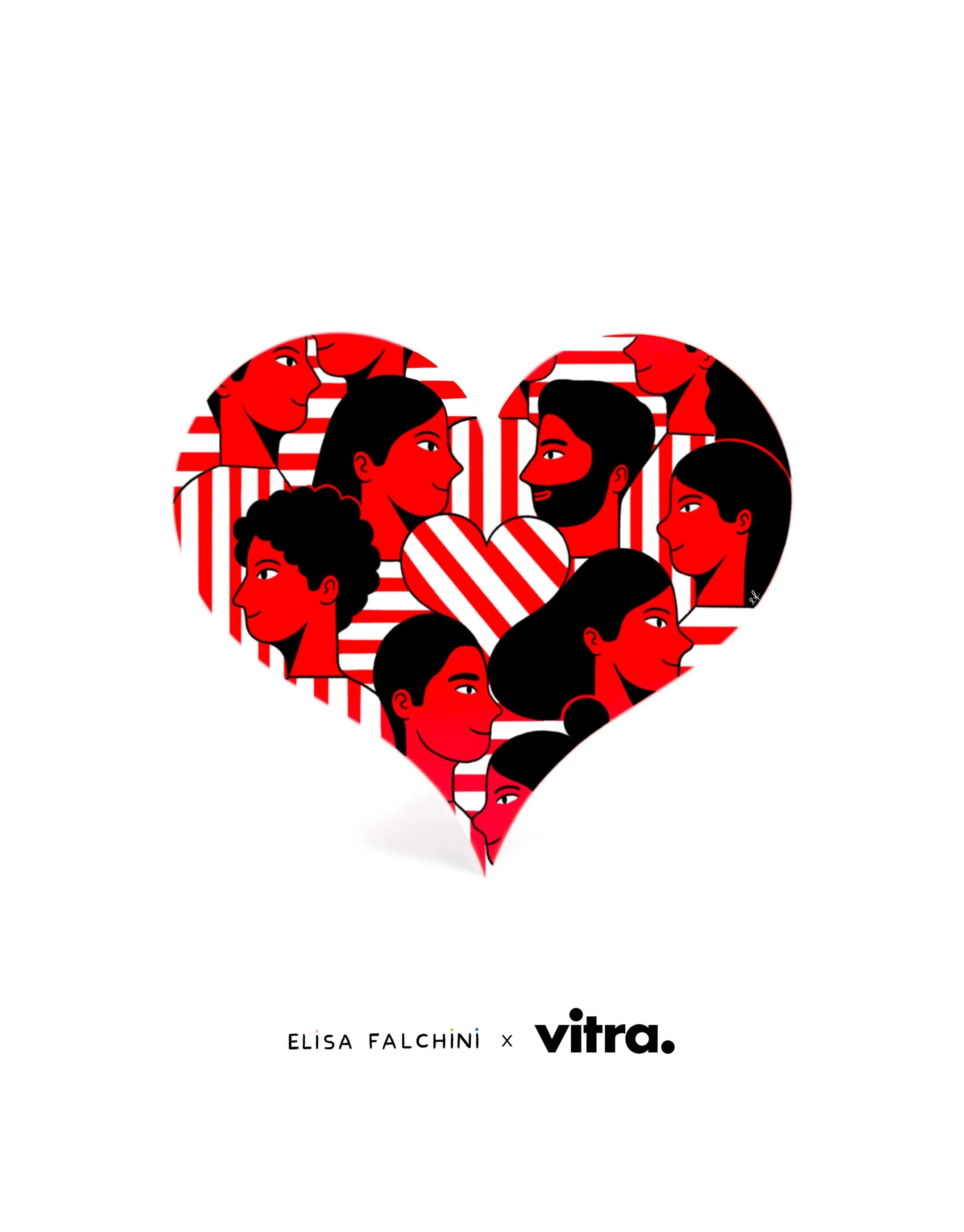 Metal Wall Relief Little Heart Vitra