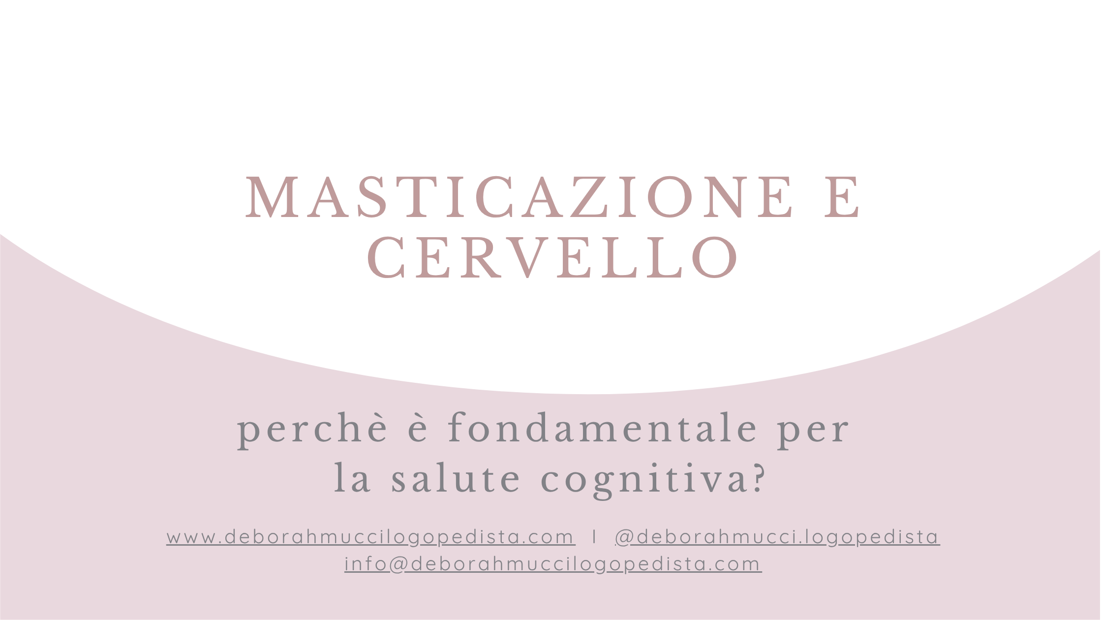 Masticazione e cervello: perché è fondamentale per la crescita del viso e la salute cognitiva
