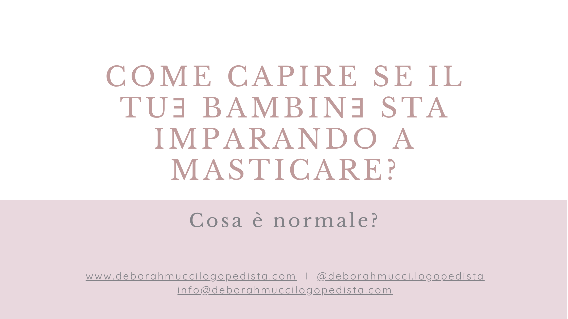 Come capire se il tuə bambinə sta imparando a masticare?