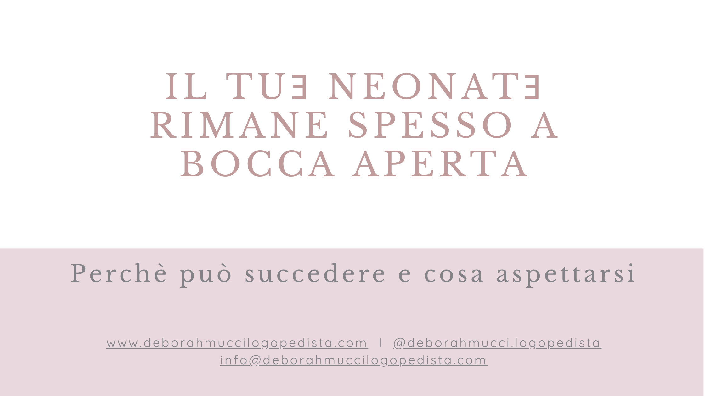 Il tuo neonato o neonata rimane spesso a bocca aperta?&nbsp;