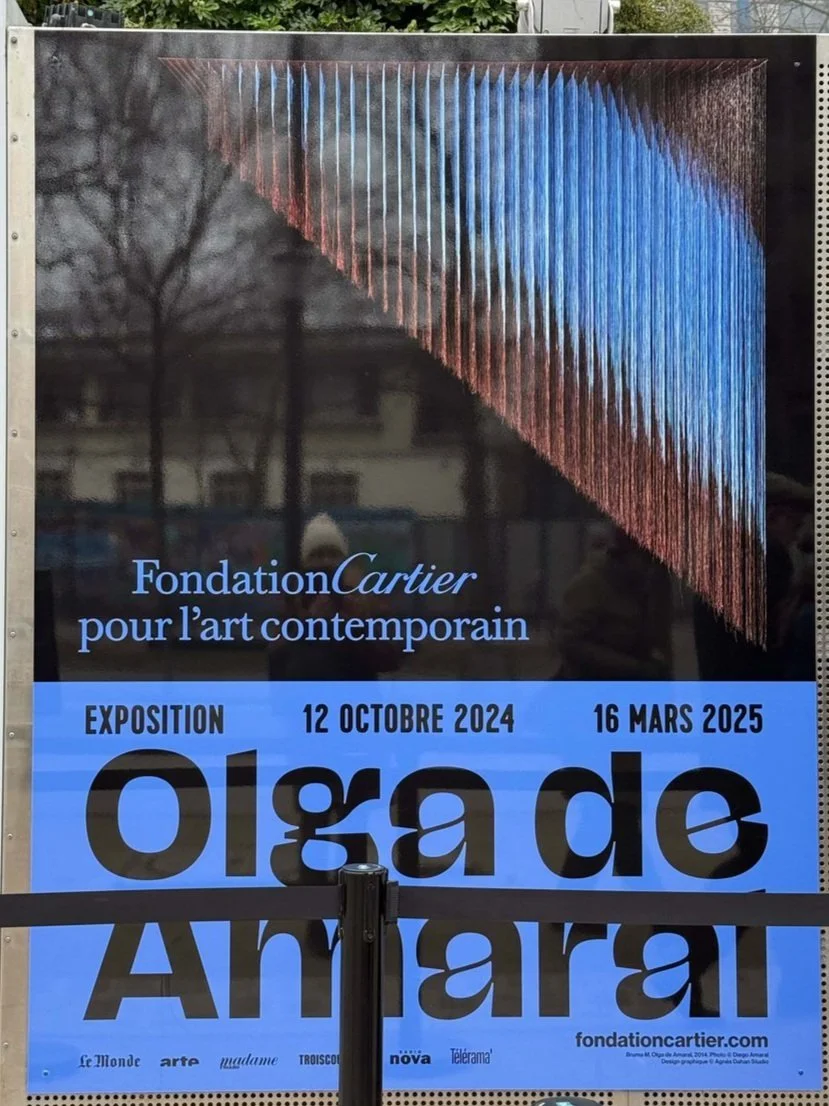 Experiencing The Olga de Amaral Exhibition in Paris — Lori Weitzner