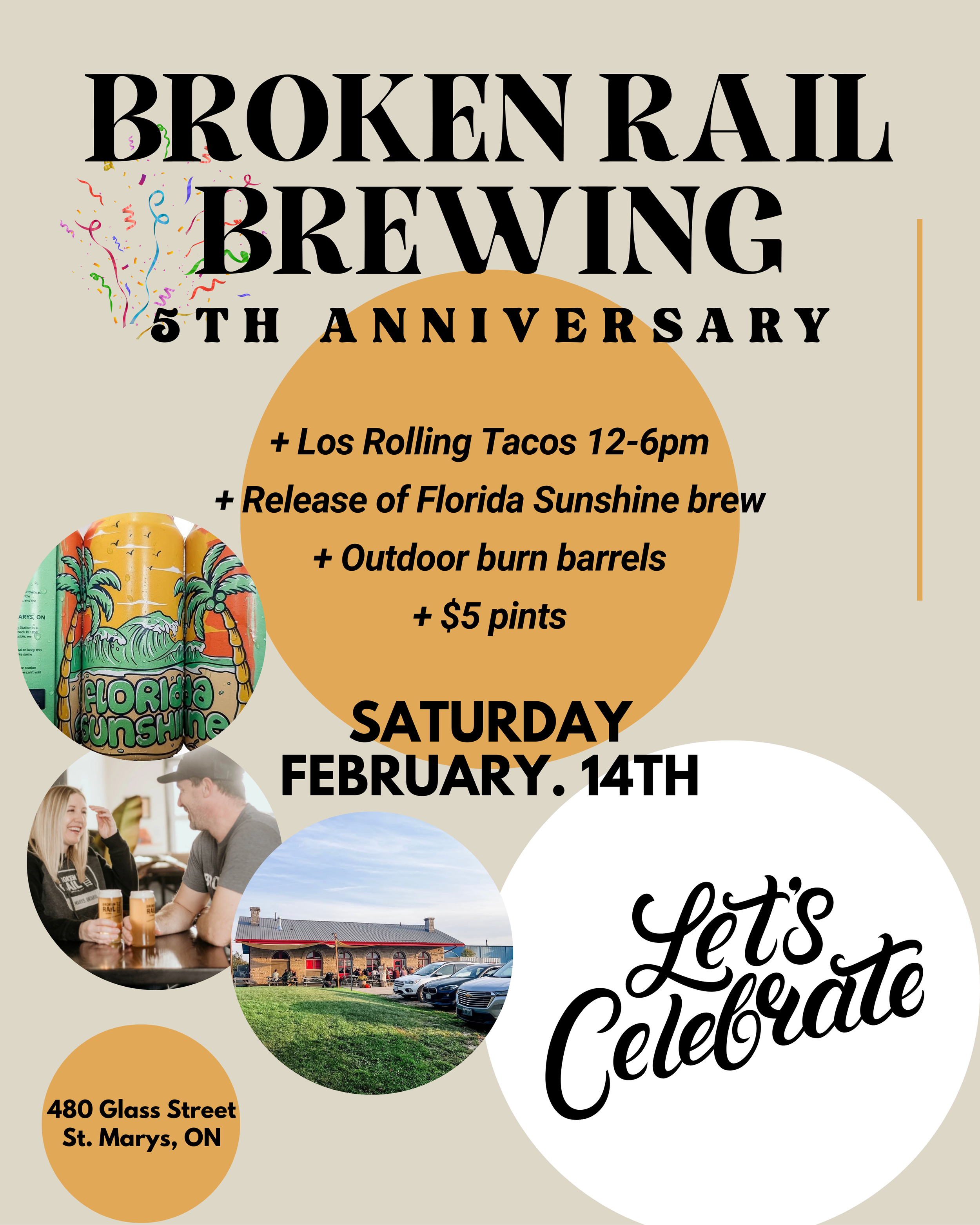 Broken Rail Brewing's 5th Anniversary