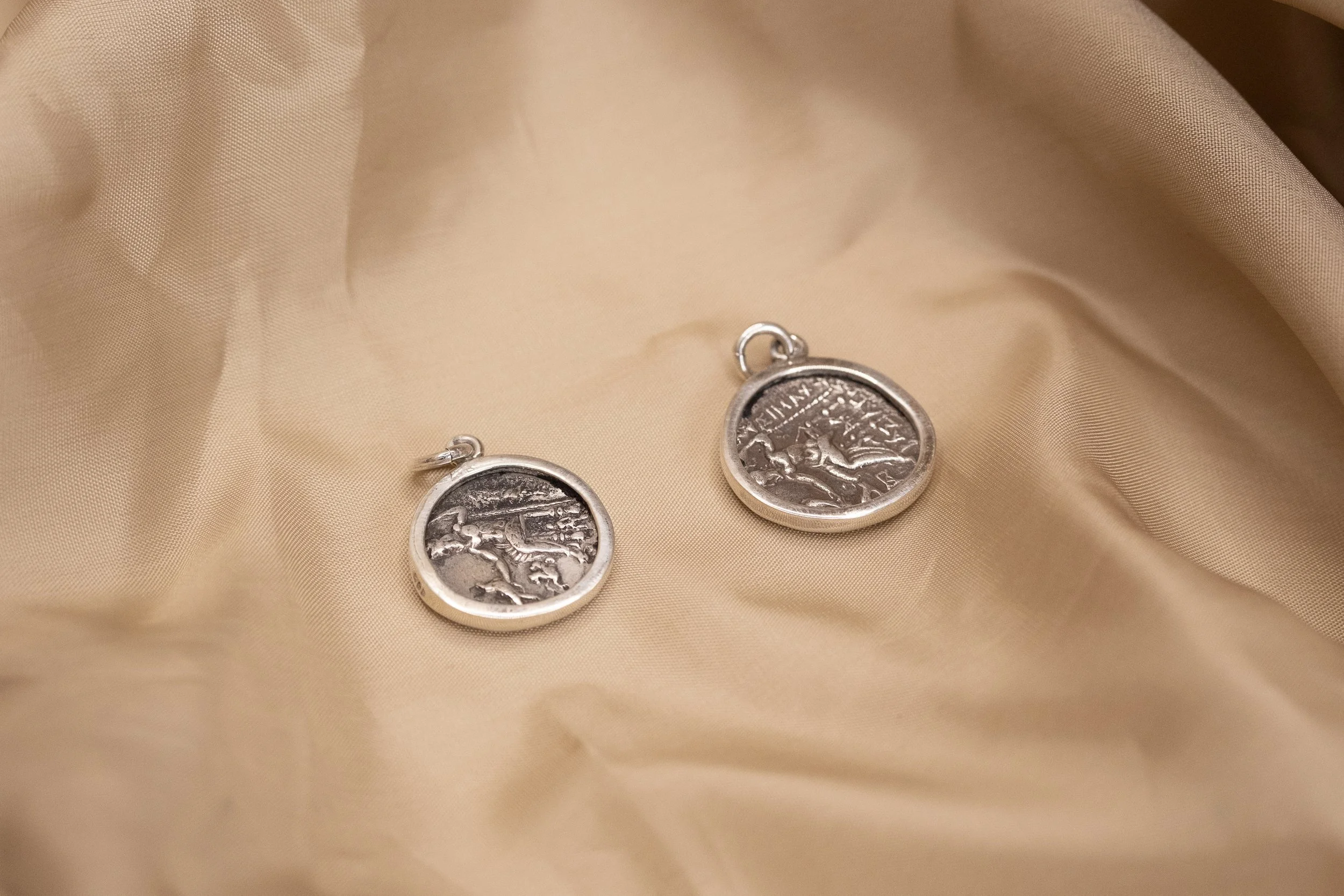 Ancient Greek Coin Heritage Pendant