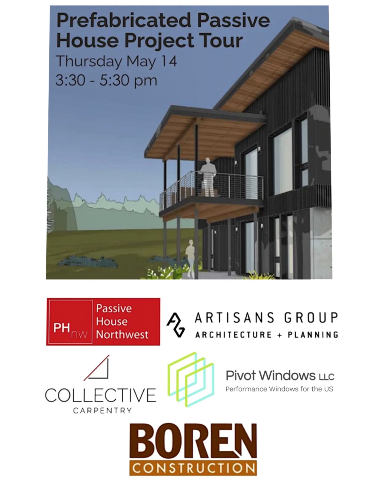 Still a few tickets left for the Prefabricated Passive Project Tour in Langley this Thursday, May 14.

Come see how high-performance prefab and passive design come together in a real-world project setting.

Link in bio.