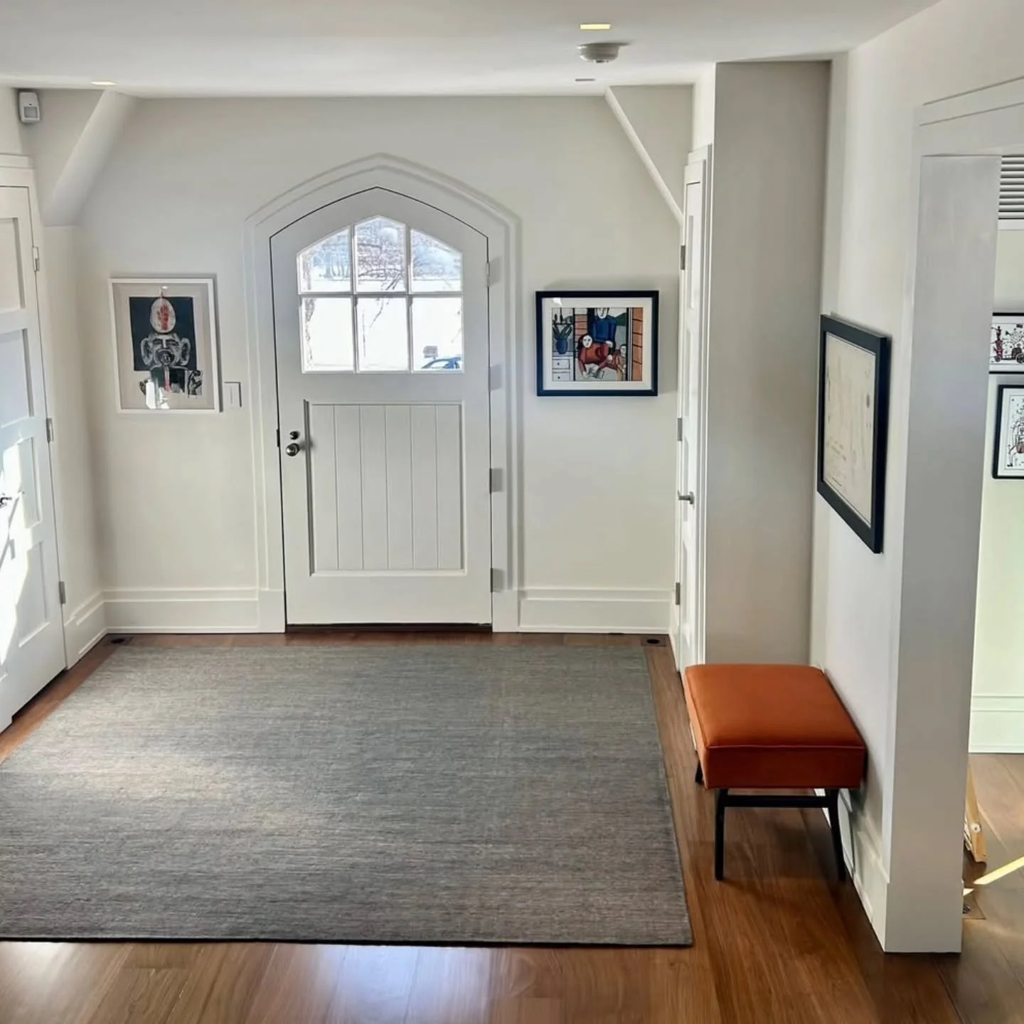 The team at Elemental Interiors - and their outstanding attention to every detail makes the fabrication of custom upholstered projects - &quot;seamless&quot;.

#customupholstery #alanschatzberg #bringingdesignstolife 

A fresh welcome&mdash;new rug, 