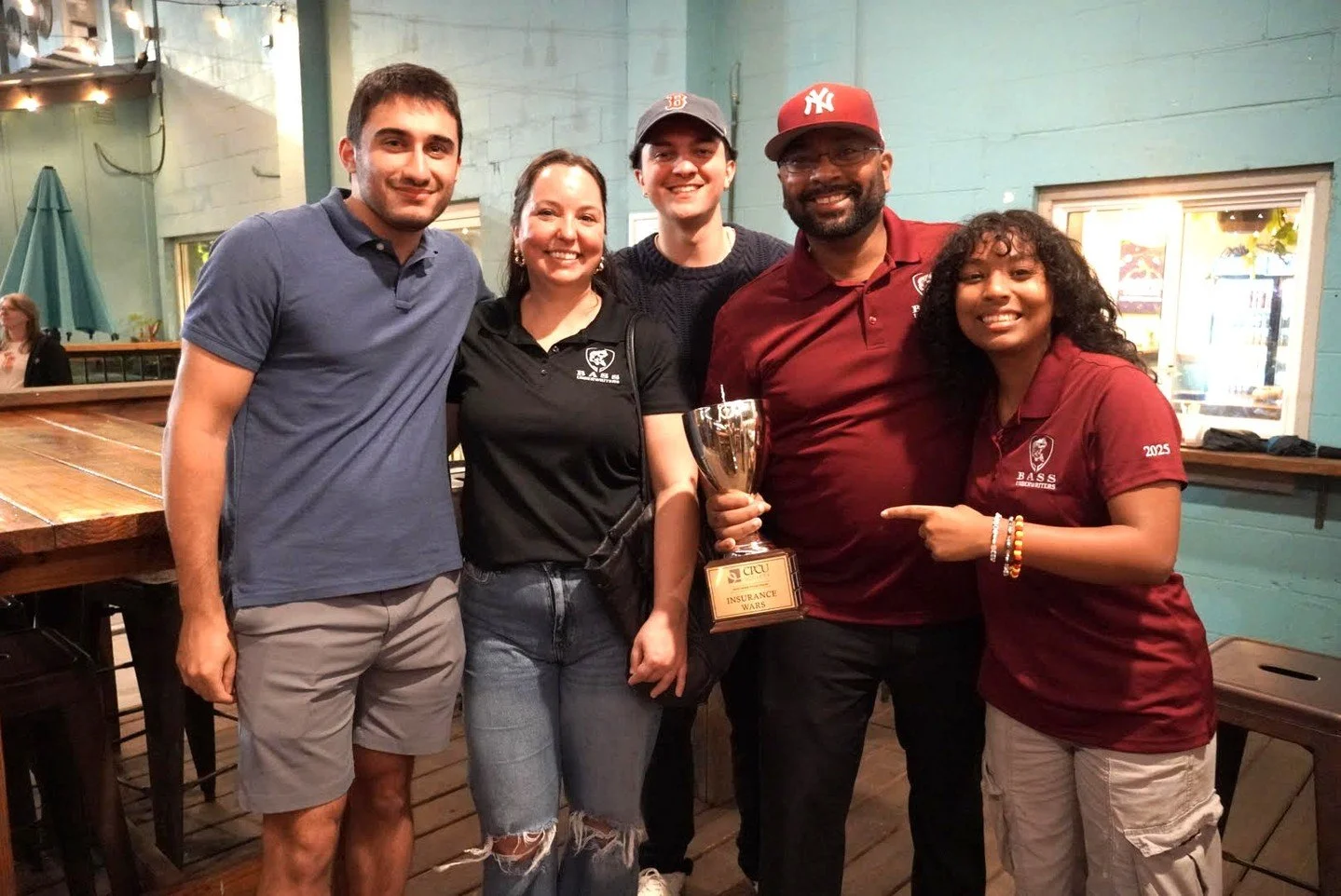 🏆 BACK-TO-BACK Champions &mdash; Now 3-Time CPCU Insurance Wars Winners! 🏆

Congratulations to Emre Keskin, Becky Cumbaa, Joseph Perbtani, Edwar Lora, and Daniella Lora for bringing home the victory once again! 💪🎉