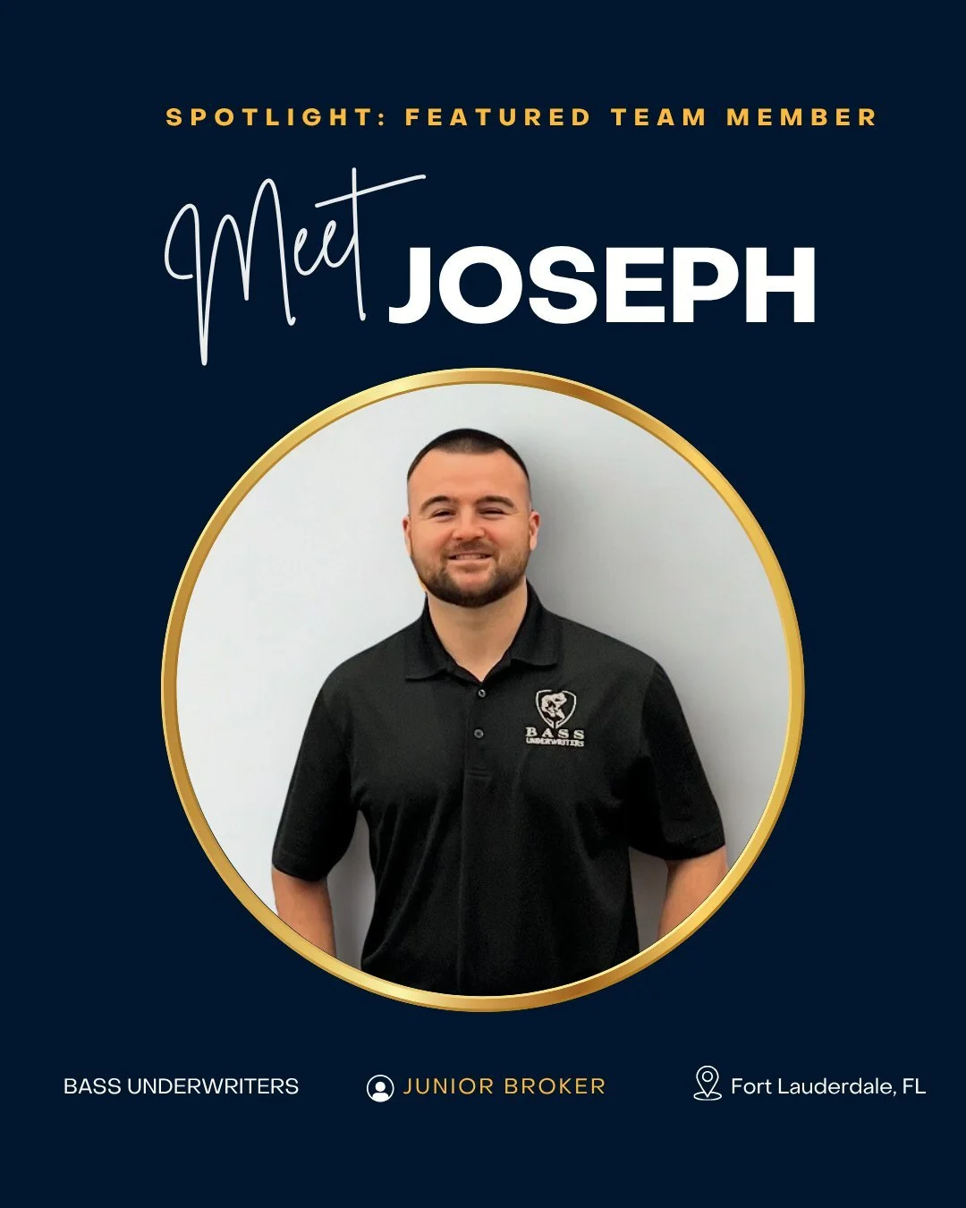 Meet Joseph, one of our Junior Brokers here at Bass! ☕💼

For Joseph success is powered by coffee, connection, and communication.
When asked what fuels his day, he shared that coffee (or a quick espresso!) is more than caffeine &mdash; it&rsquo;s a m