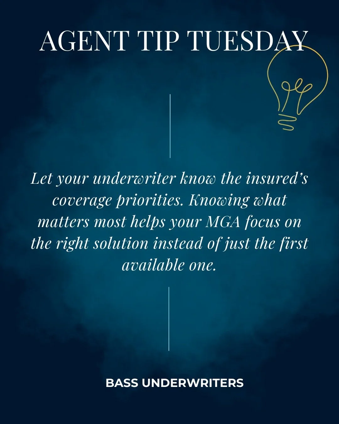 Every placement has trade-offs &mdash; price, coverage, limits, and flexibility.

When those priorities are clear from the start, the process becomes more strategic and the outcome more aligned with what the insured actually needs.