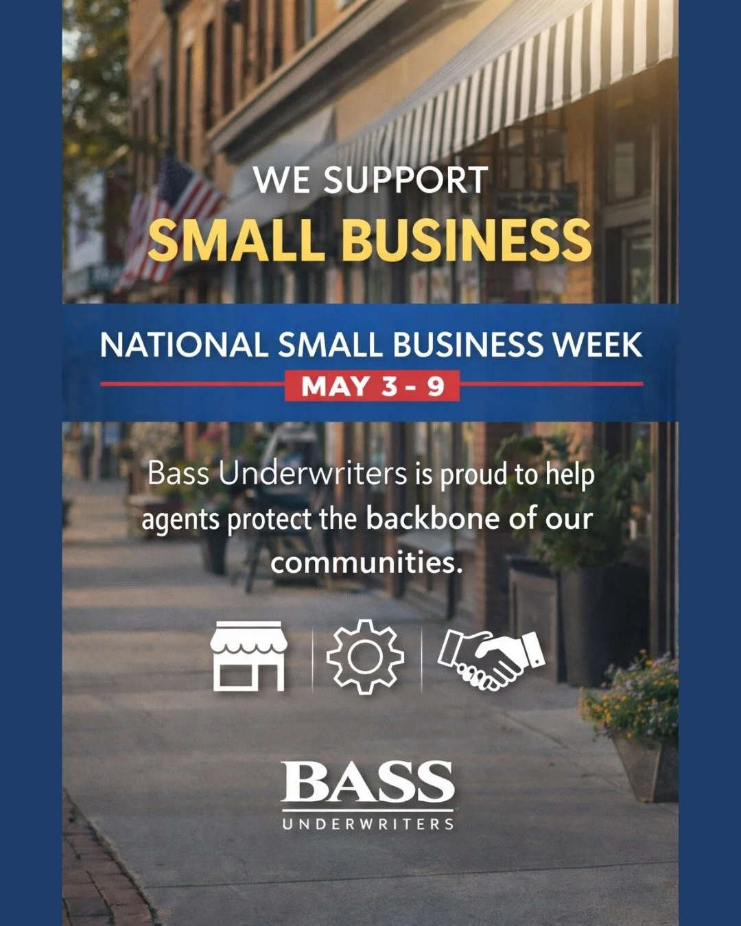 It&rsquo;s National Small Business Week.

Small businesses are the backbone of so many communities, and independent agents play a big role in protecting them. 

We&rsquo;re proud to help agents find solutions for the businesses they serve every day.
