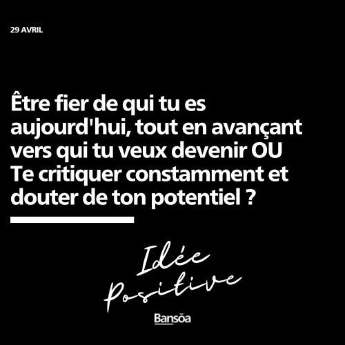 Et bonne journée !
Être fier de qui tu es aujourd'hui, tout en avançant vers qui tu veux devenir
OU
Te critiquer constamment et douter de ton potentiel ?
#accompagnement #coaching #préparationmentale #santémental