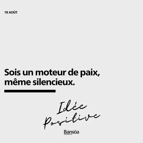 Et bonne journée !
Sois un moteur de paix, même silencieux.
#accompagnement #coaching #préparationmentale #santémentale #penséepositive