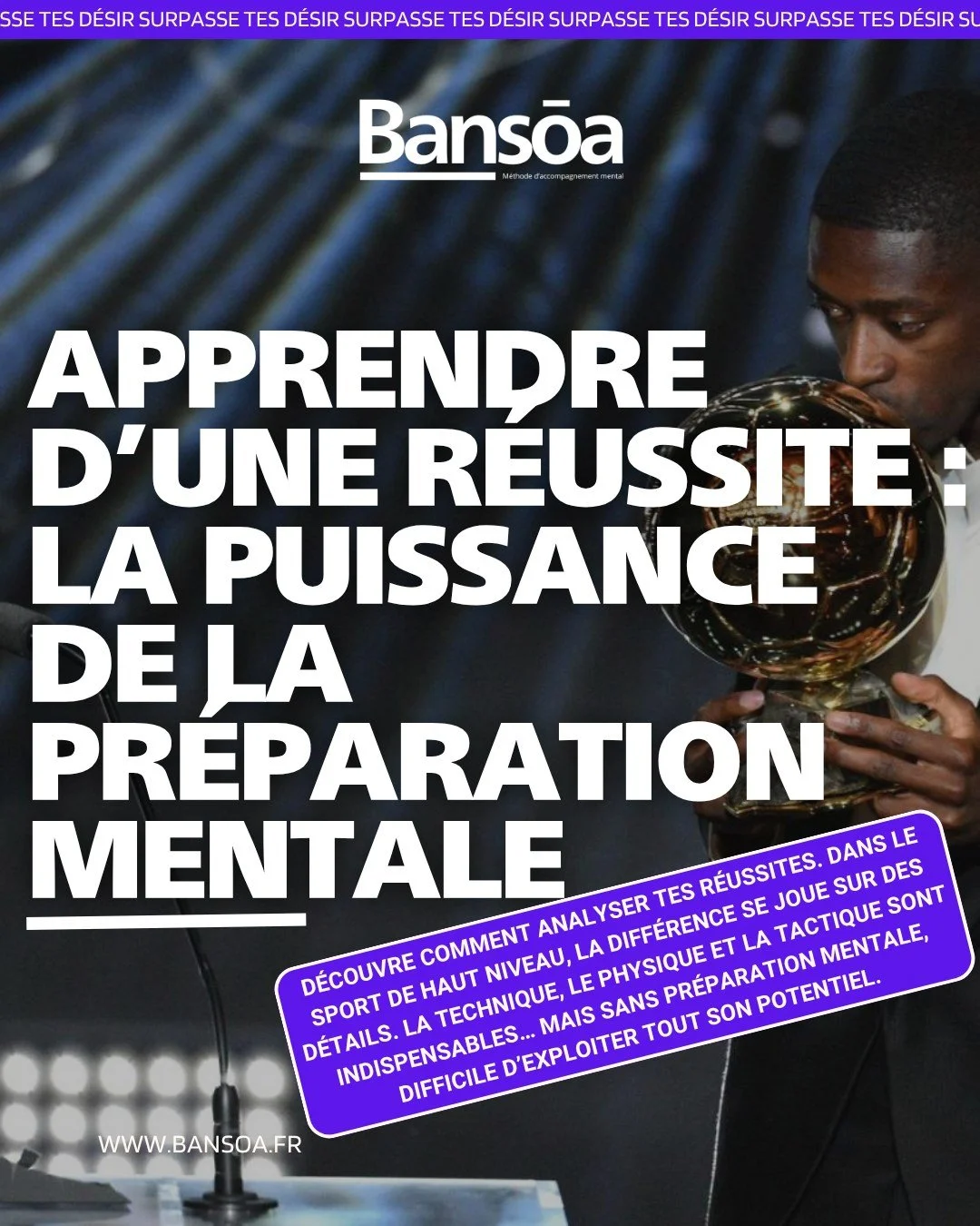 APPRENDRE D’UNE RÉUSSITE : la clé de la préparation mentale ⚽
Dans le sport, on parle souvent d’analyser ses échecs.
Mais apprendre d’une réussite, c’est tout aussi puissant.
En prép