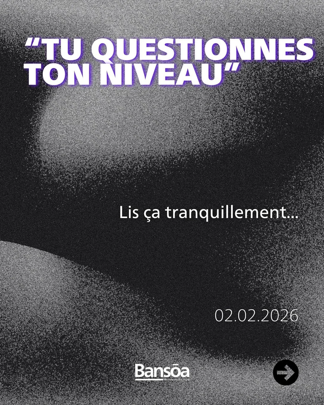 &ldquo;Tu questionnes ton niveau&rdquo;

Apr&egrave;s une s&eacute;ance.
Apr&egrave;s un match.
Apr&egrave;s une erreur.

Tu analyses. Tu compares. Tu ajustes.

Aujourd&rsquo;hui, observe cette remise en question.
Elle construit ton &eacute;volution.