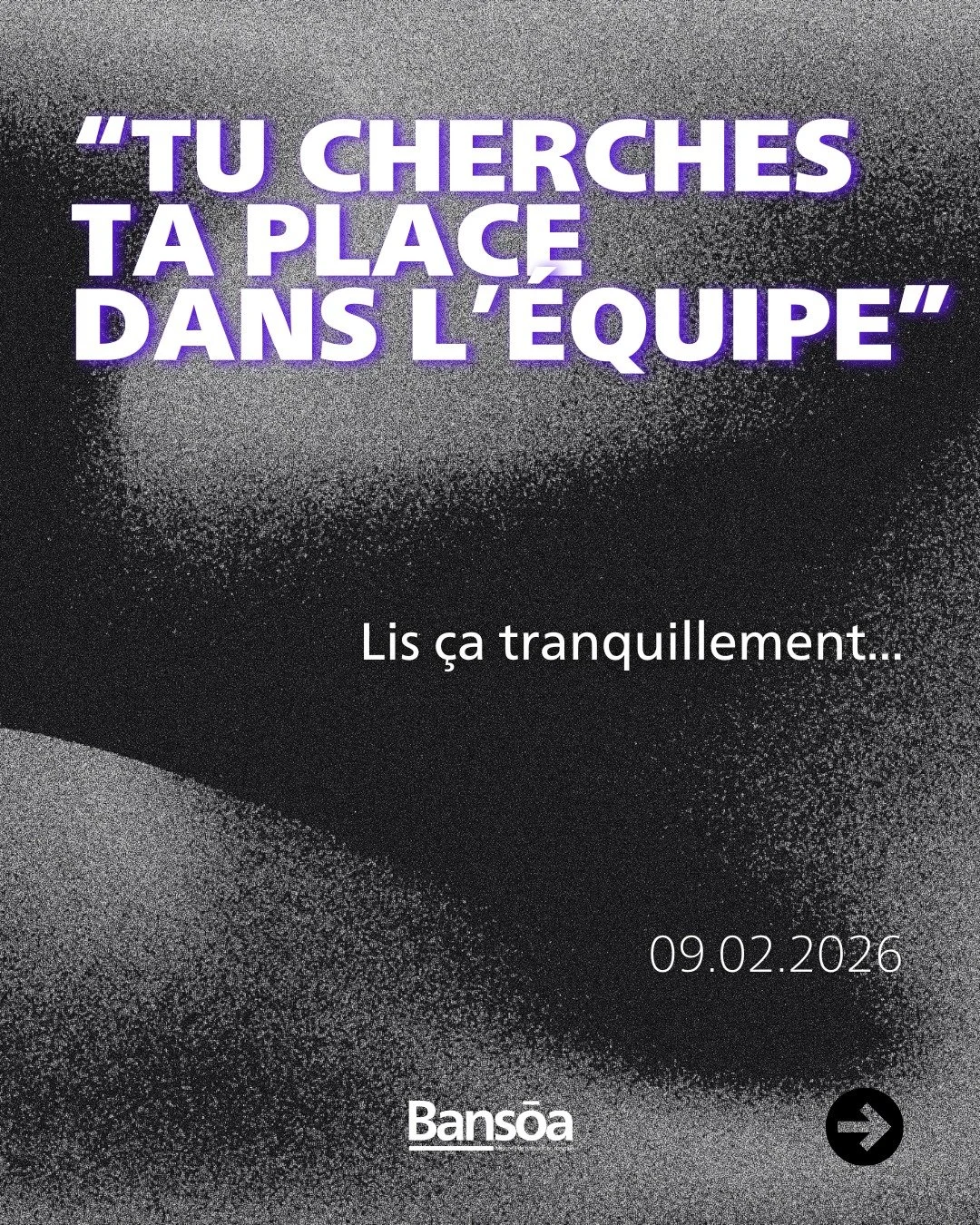 &ldquo;Tu cherches ta place dans l&rsquo;&eacute;quipe&rdquo;

Titulaire.
Rempla&ccedil;ant.
Entrant.

Aujourd&rsquo;hui, incarne ton r&ocirc;le avec pr&eacute;cision.
Chaque r&ocirc;le construit un collectif solide.

Ta place se renforce dans ton at