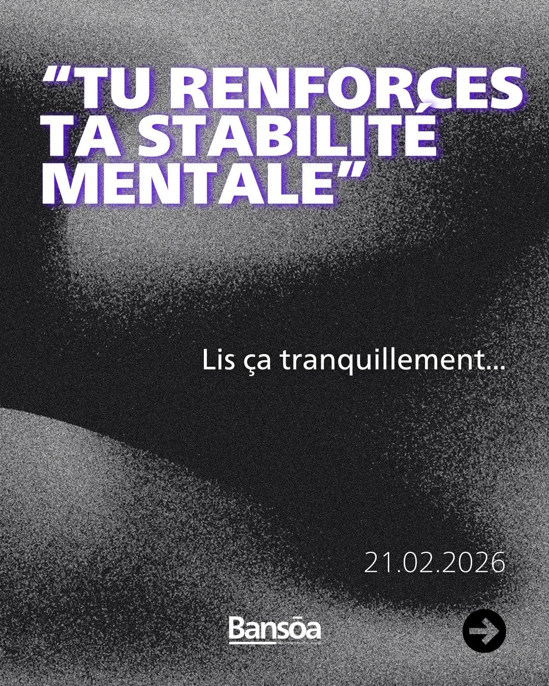 &ldquo;Tu renforces ta stabilit&eacute; mentale&rdquo;

Les &eacute;motions bougent.
Un match t&rsquo;&eacute;l&egrave;ve.
Un autre te secoue.

L&rsquo;&eacute;nergie varie.
Les sensations fluctuent.

Et au milieu de tout &ccedil;a,
tu construis quel