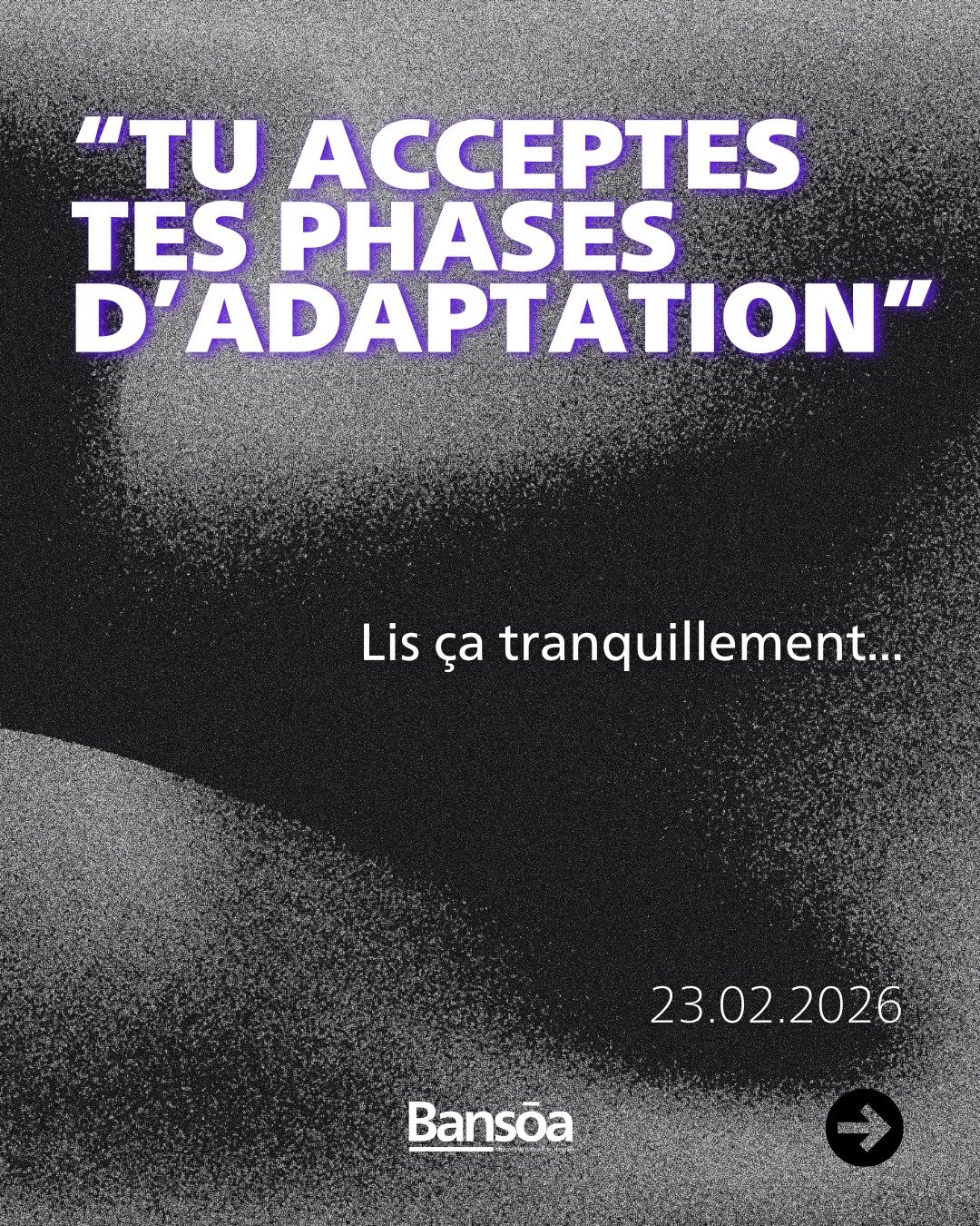 &ldquo;Tu acceptes tes phases d&rsquo;adaptation&rdquo;

Un nouveau poste.
Un nouveau syst&egrave;me.
Un nouveau r&ocirc;le dans l&rsquo;&eacute;quipe.

Au d&eacute;but, les rep&egrave;res bougent.
Les sensations &eacute;voluent.
Le timing se r&egrav