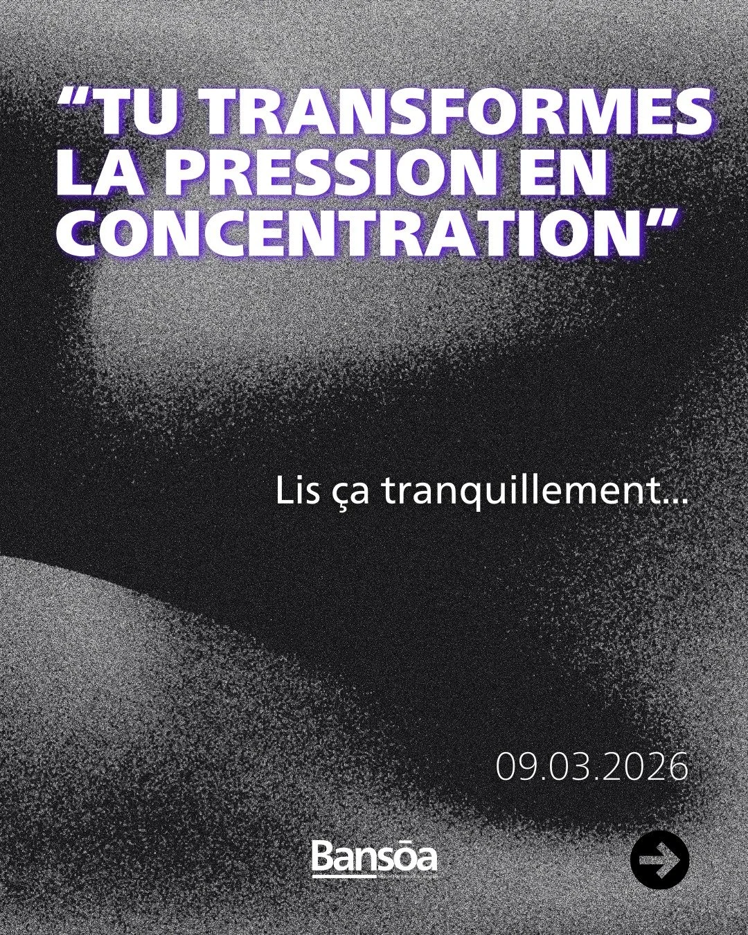 &ldquo;Tu transformes la pression en concentration&rdquo;

Avant le match, l&rsquo;&eacute;nergie monte.
Le corps chauffe plus vite.
Les pens&eacute;es apparaissent plus nombreuses.

Ton cerveau comprend que quelque chose compte.

Au lieu de lutter c