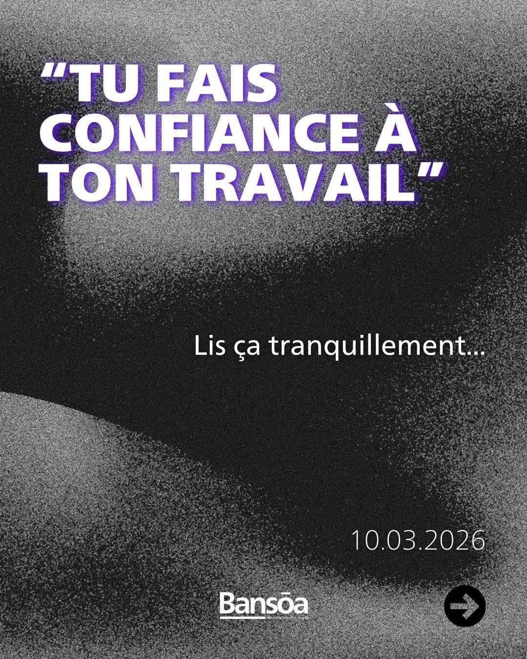 &ldquo;Tu fais confiance &agrave; ton travail&rdquo;

Dans certains moments, tu pourrais chercher une garantie ext&eacute;rieure.
Un signe.
Une validation.
Une certitude.

Puis tu te rappelles tout ce que tu as d&eacute;j&agrave; fait.
Les s&eacute;a
