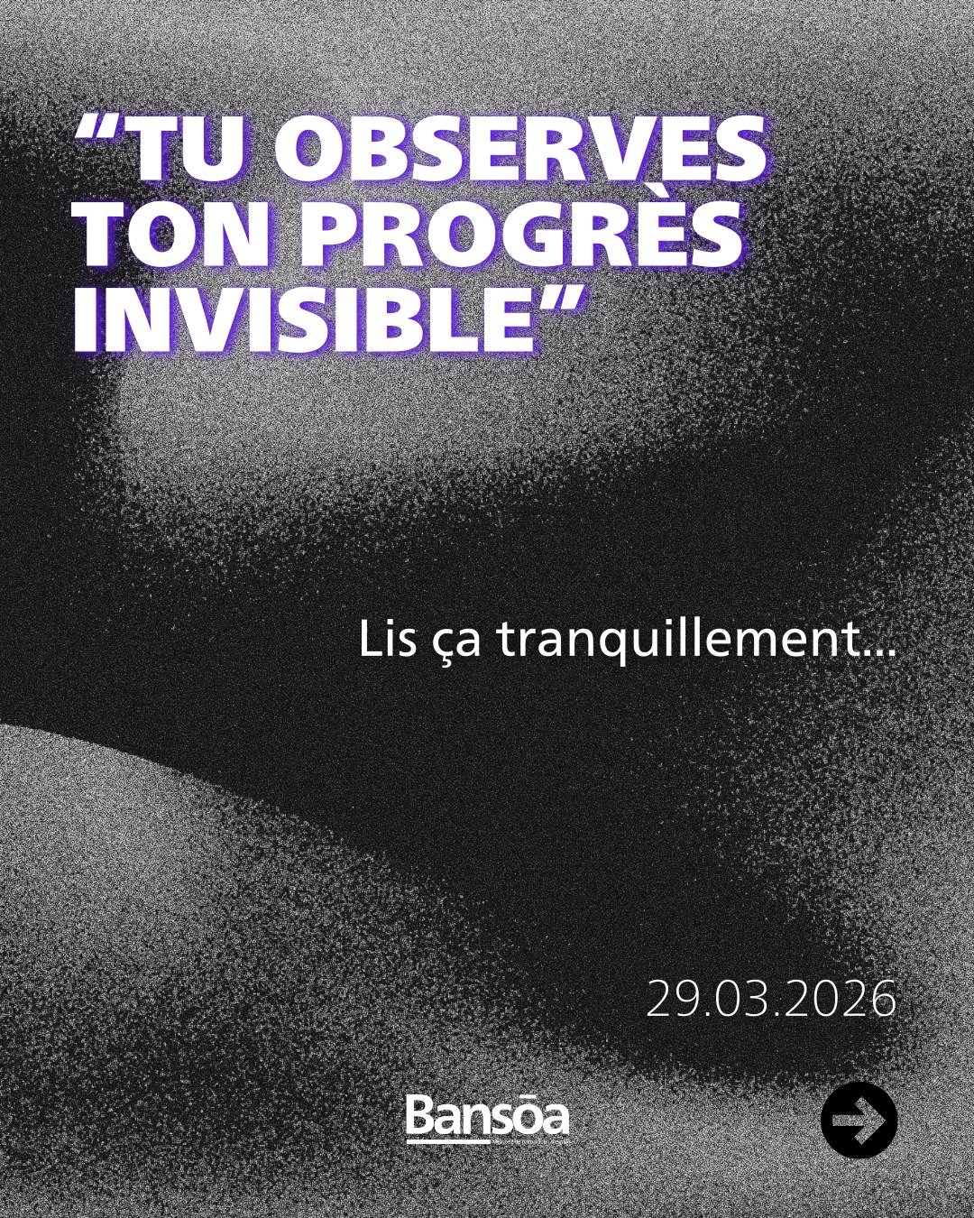 &ldquo;Tu observes ton progr&egrave;s invisible&rdquo;

Les petites victoires passent inaper&ccedil;ues.
Le geste r&eacute;p&eacute;t&eacute;, le d&eacute;placement anticip&eacute;, la lecture du jeu&hellip; tout s&rsquo;accumule.
Le monde ne voit pa