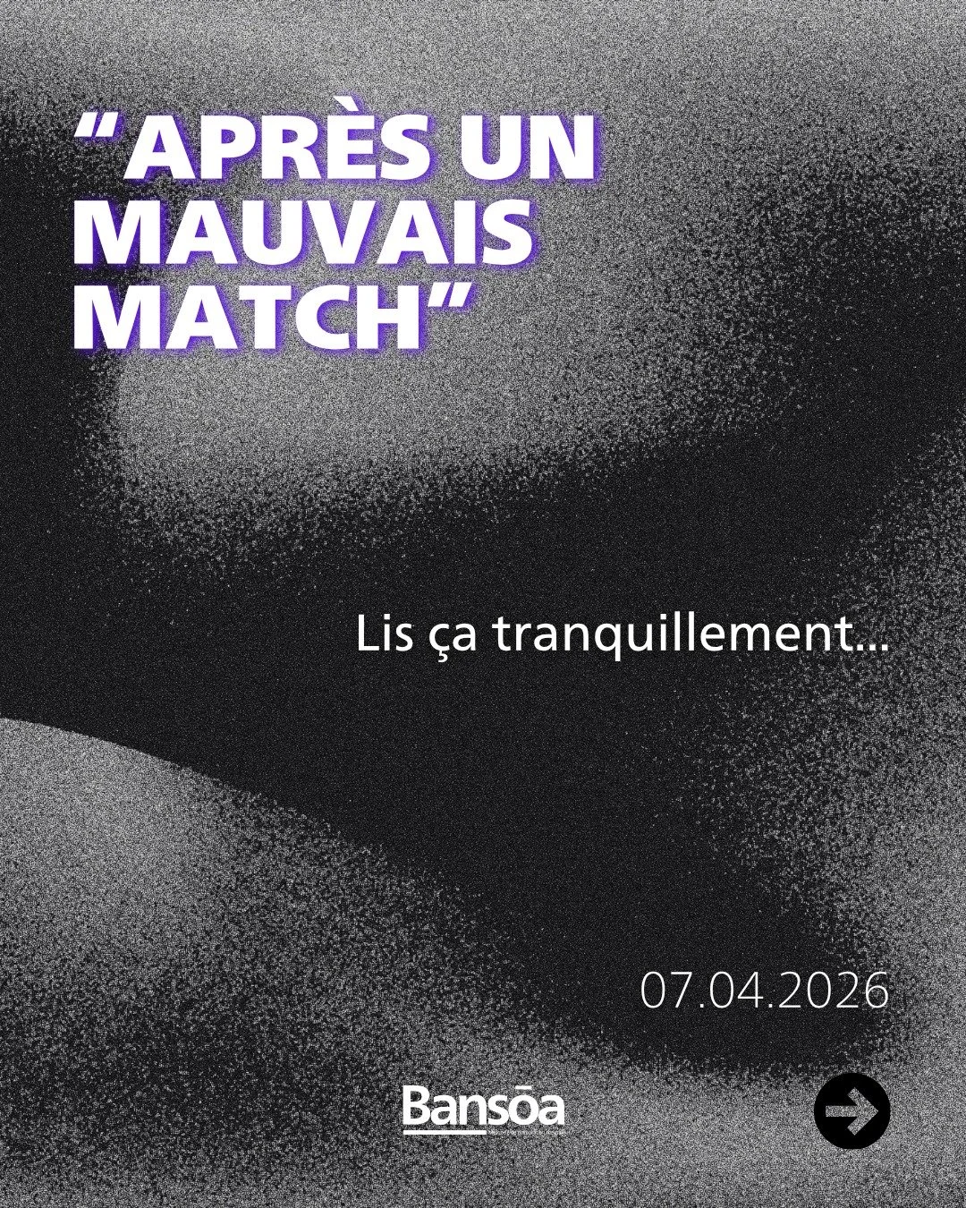 &ldquo;Apr&egrave;s un mauvais match&rdquo;

Tu rentres chez toi.

Et ton cerveau lance le replay.

Le contr&ocirc;le rat&eacute;.

La mauvaise d&eacute;cision.

Le duel perdu.

Encore.
Et encore.

Le match est termin&eacute;&hellip;
mais il continue
