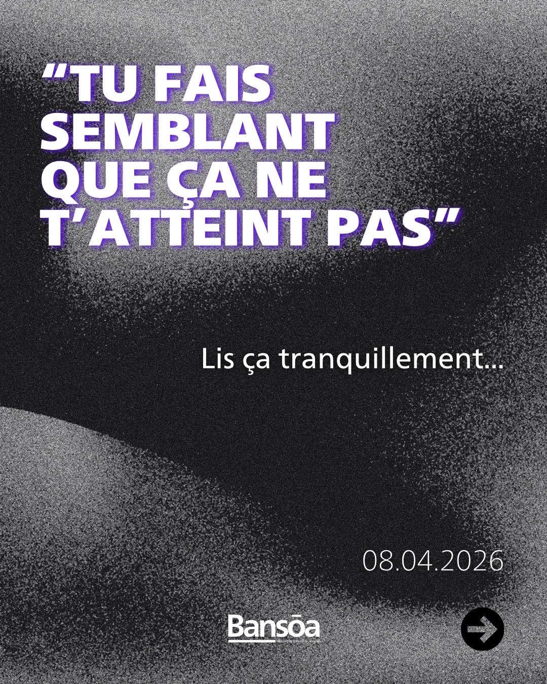 &ldquo;Tu fais semblant que &ccedil;a ne t&rsquo;atteint pas&rdquo;

Un commentaire.
Un regard.
Une remarque apr&egrave;s le match.

Tu fais comme si &ccedil;a glissait.

Mais en r&eacute;alit&eacute;&hellip; &ccedil;a reste un peu.

Dans un coin de 