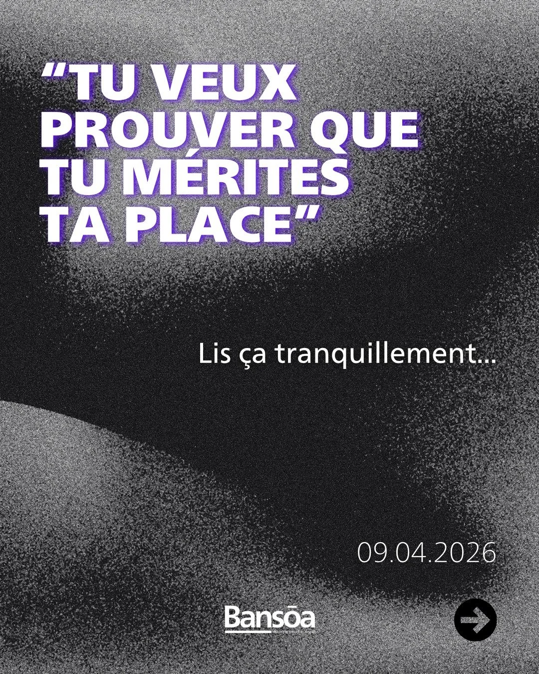 &ldquo;Tu veux prouver que tu m&eacute;rites ta place&rdquo;

Quand tu joues&hellip;
tu veux montrer.

Quand tu es sur le banc&hellip;
tu veux encore plus montrer.

Chaque ballon devient une opportunit&eacute; de prouver.

Et parfois, tu forces.

Tu 