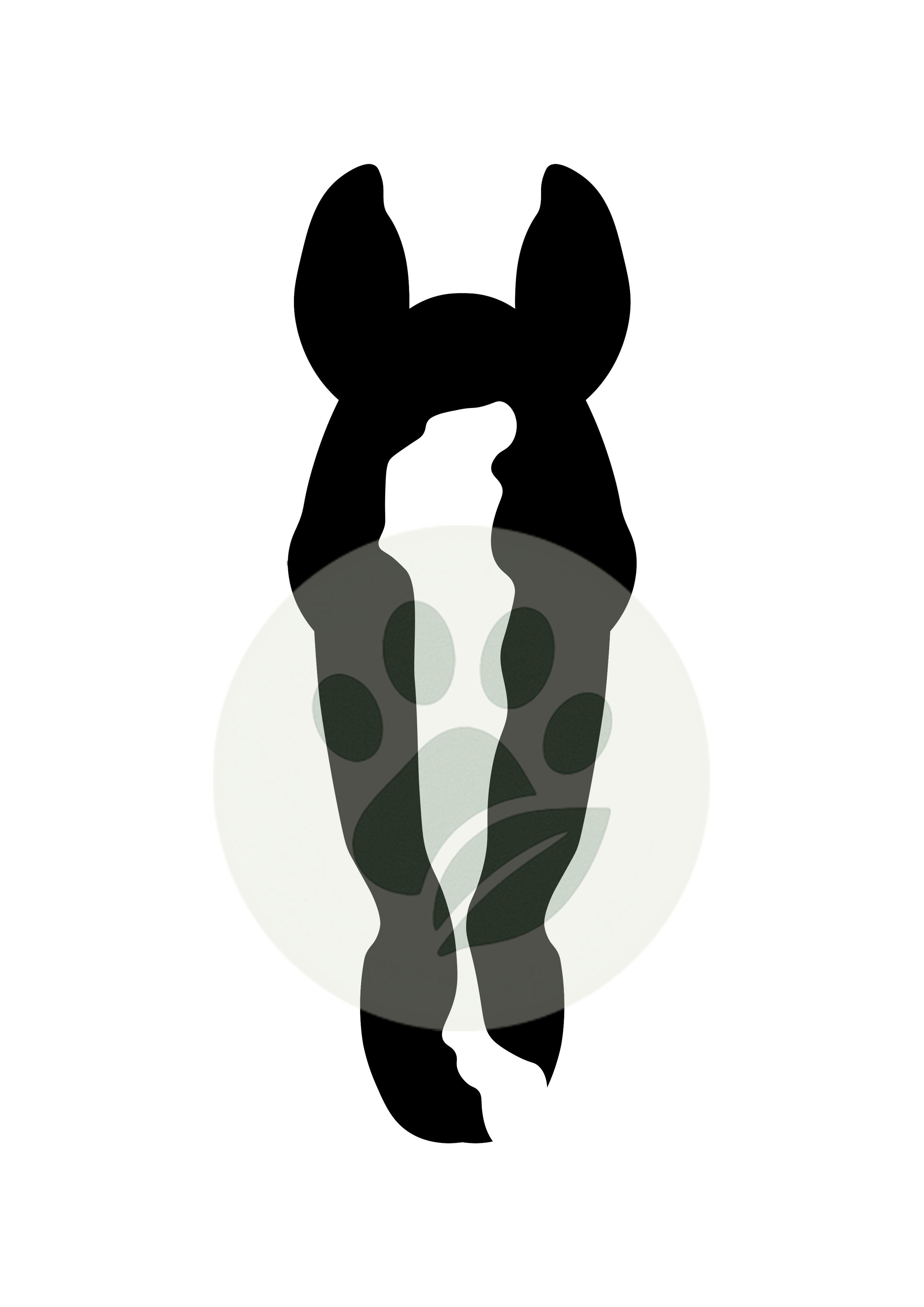 Grafik Pferdeblesse