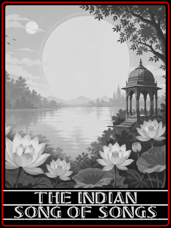 Cover of a book titled 'Indian Song & Songs' with decorative patterns circular frame