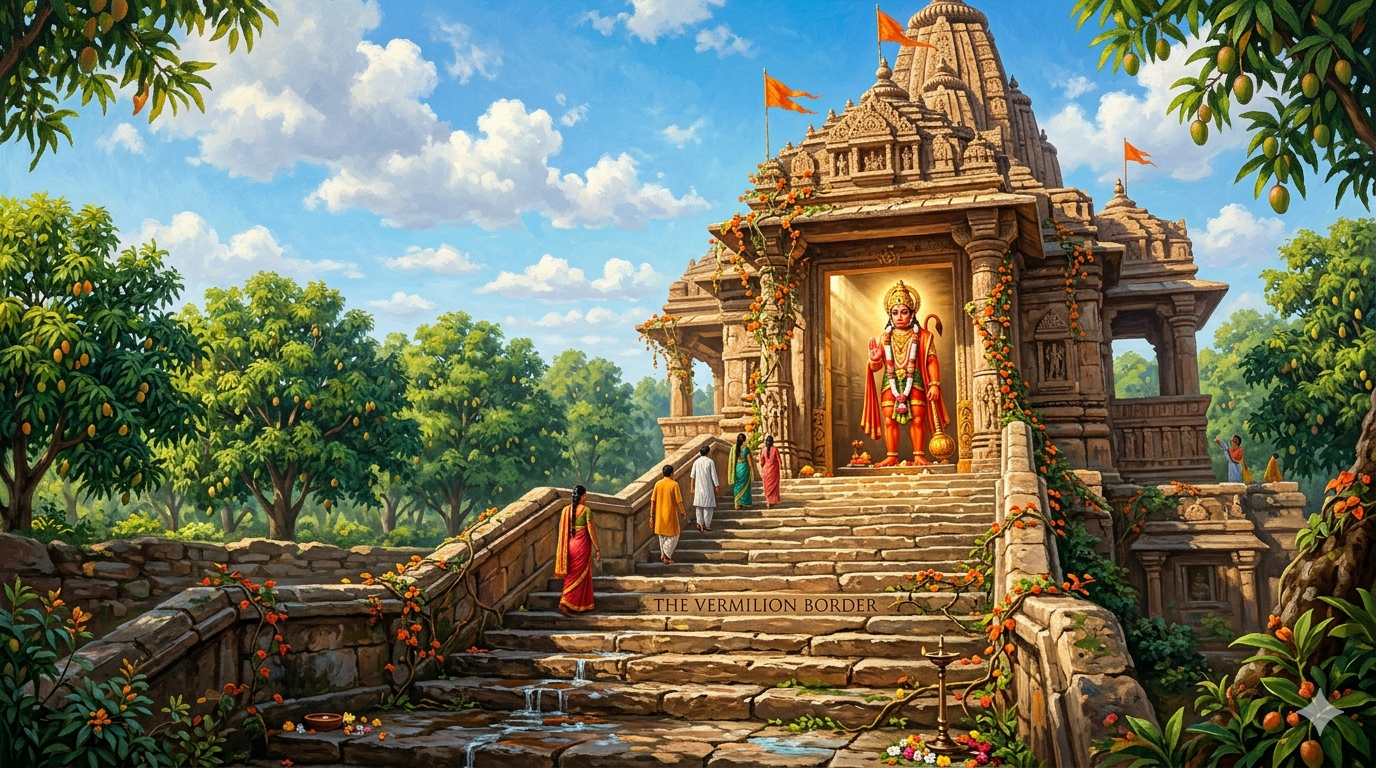 THE VERMILION BORDER'S HANUMAN WALLPAPER