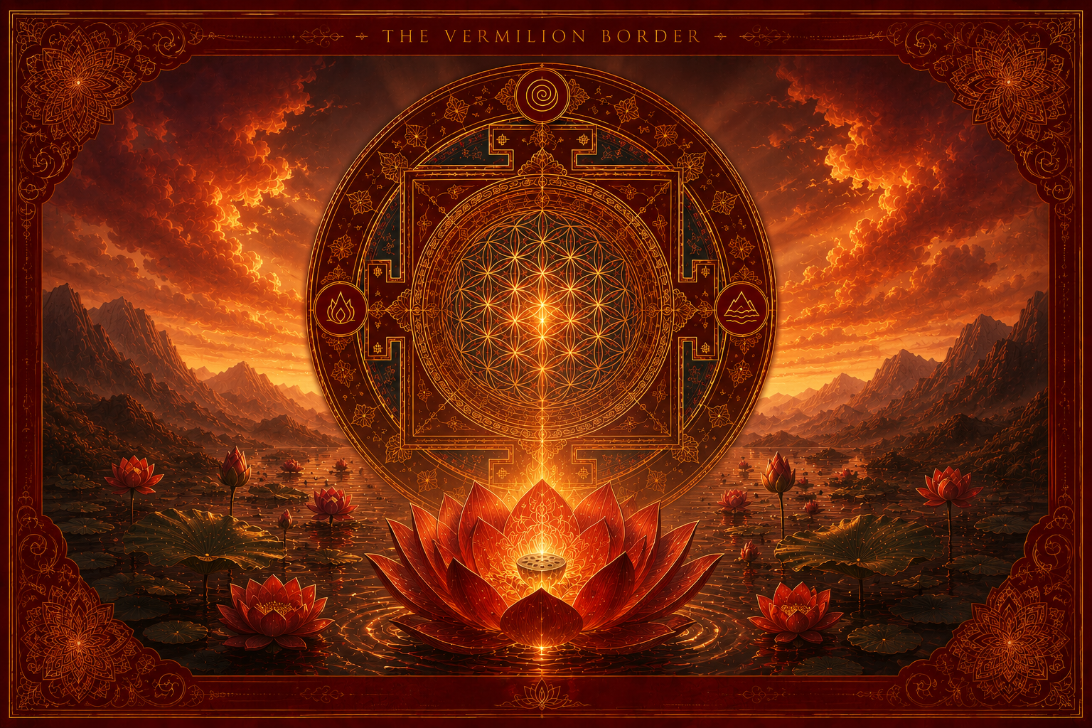 LOTUS MANDALA WALLPAPER