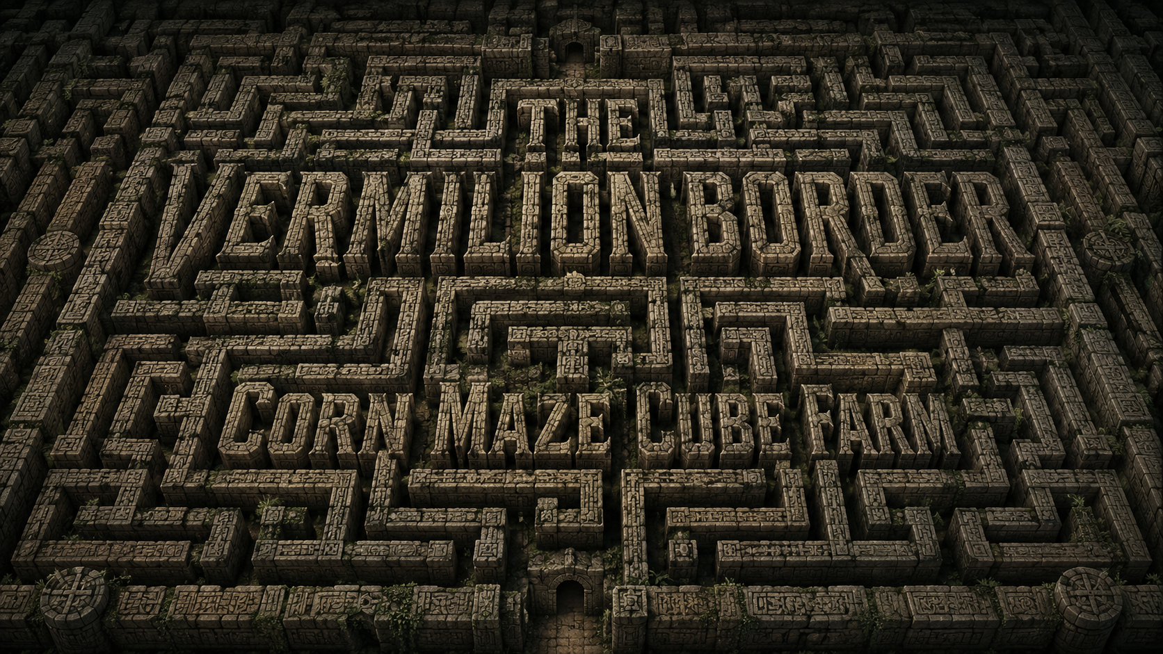 CORN MAZE CUBE FARM