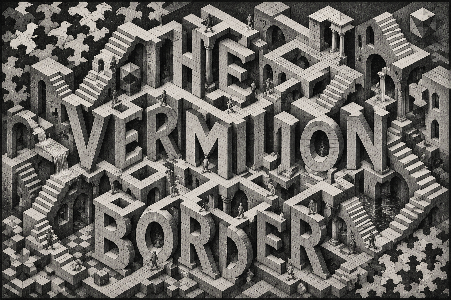 THE VERMILION BORDER'S ESCHER WALLPAPER