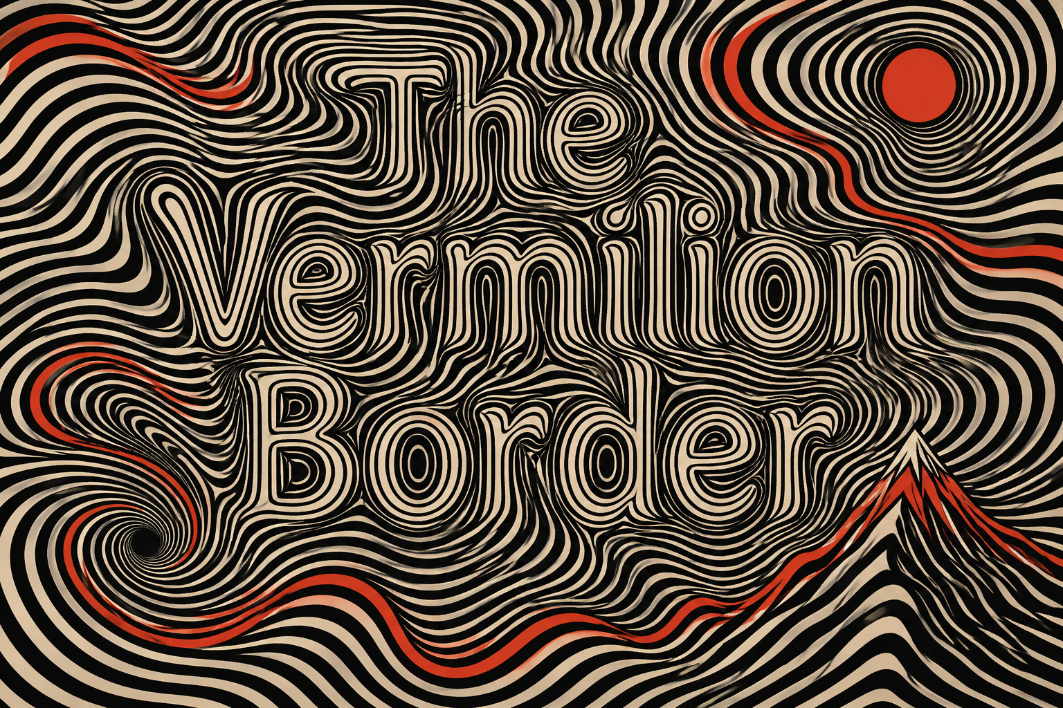 THE VERMILION BORDER'S OPTICAL WALLPAPER