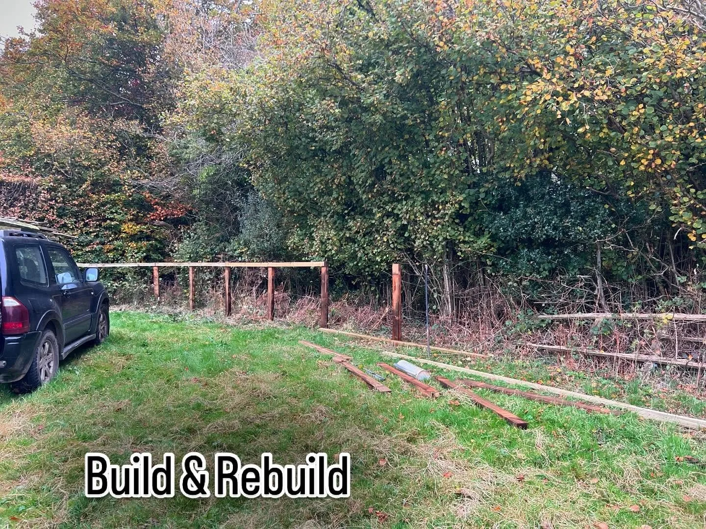 This fence held on with a few repairs for 17 years but finally time for replacement. Slowly rebuilding what we built.