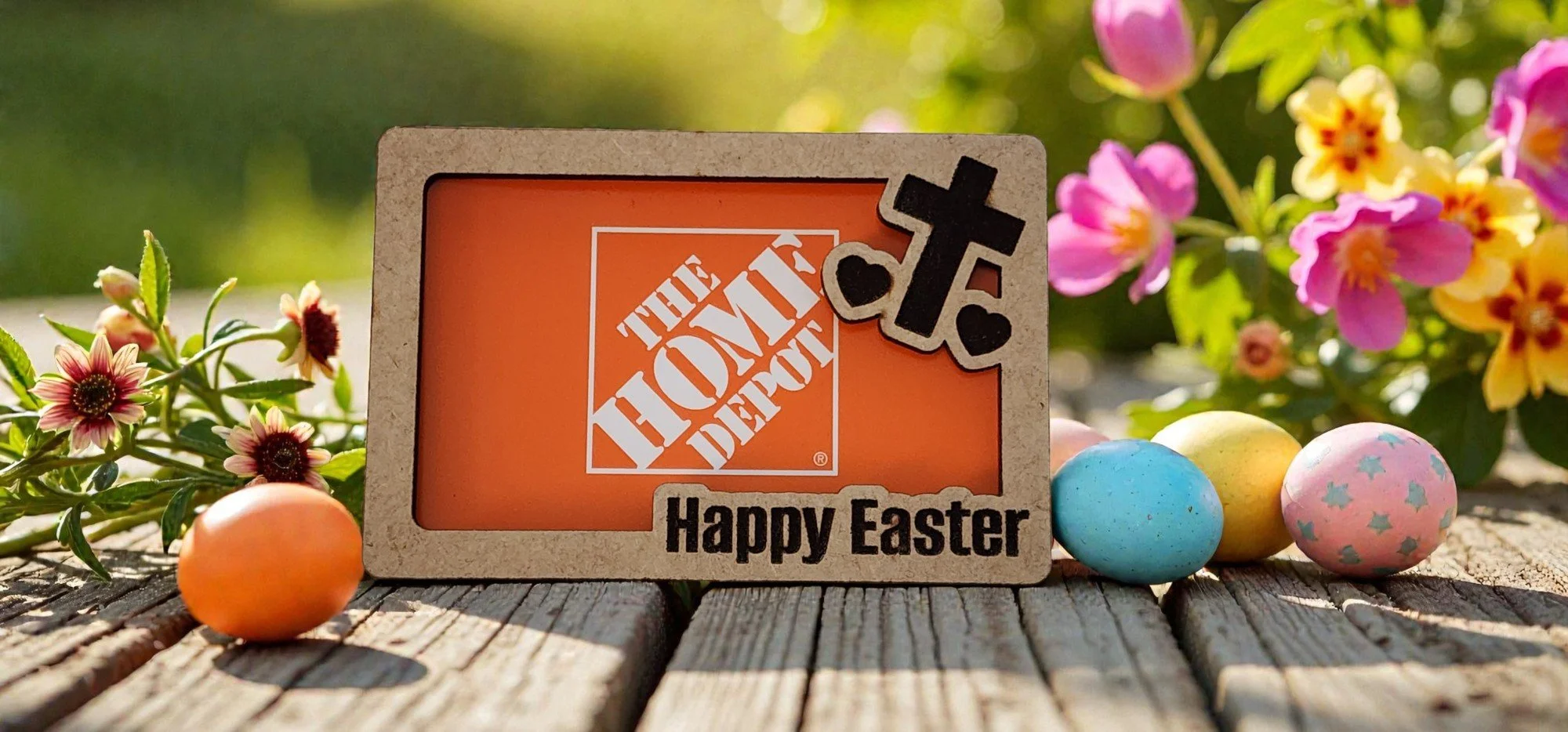 Easter Wooden Gift Card Holder
