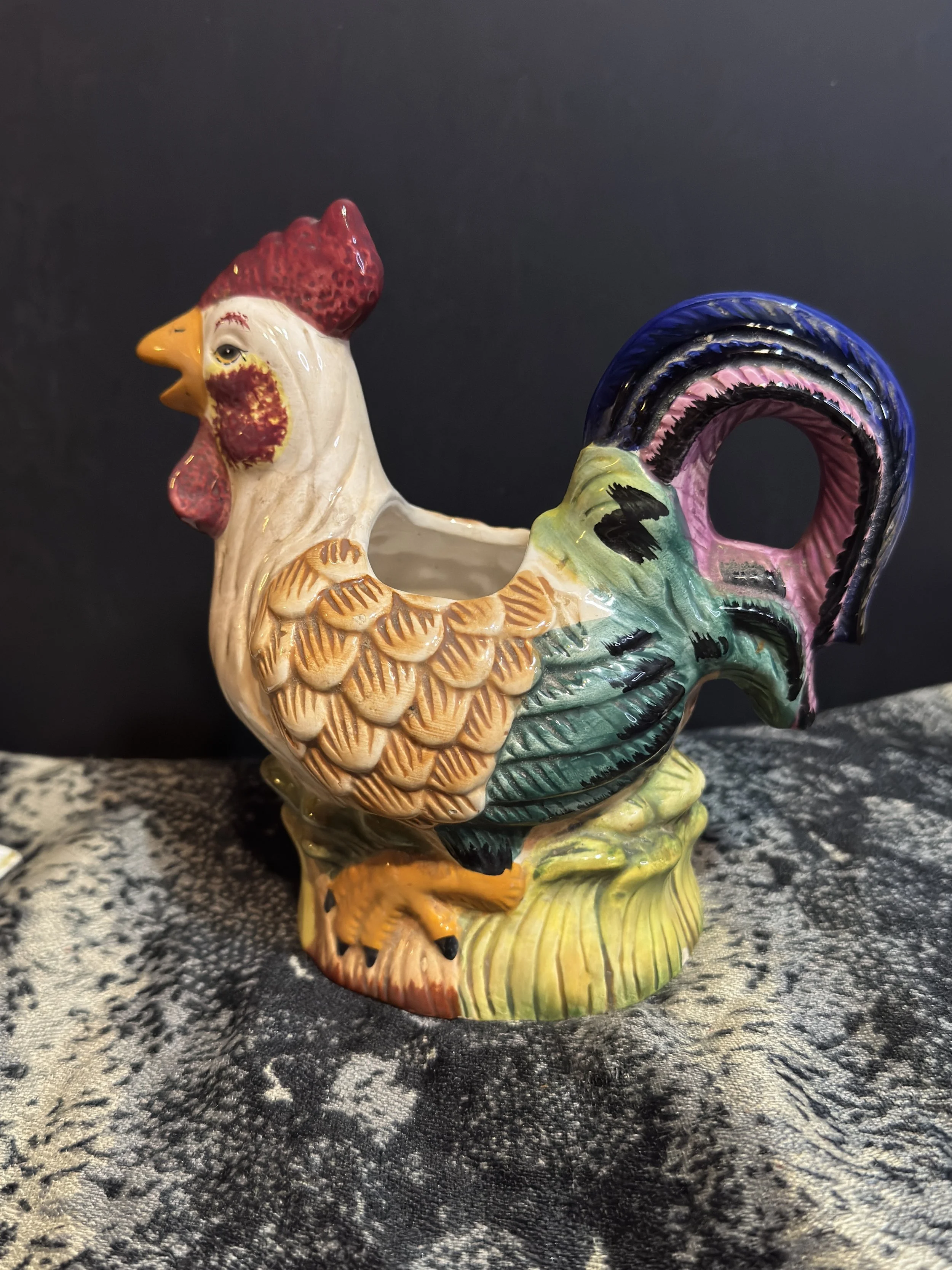 Rooster creamer pitcher