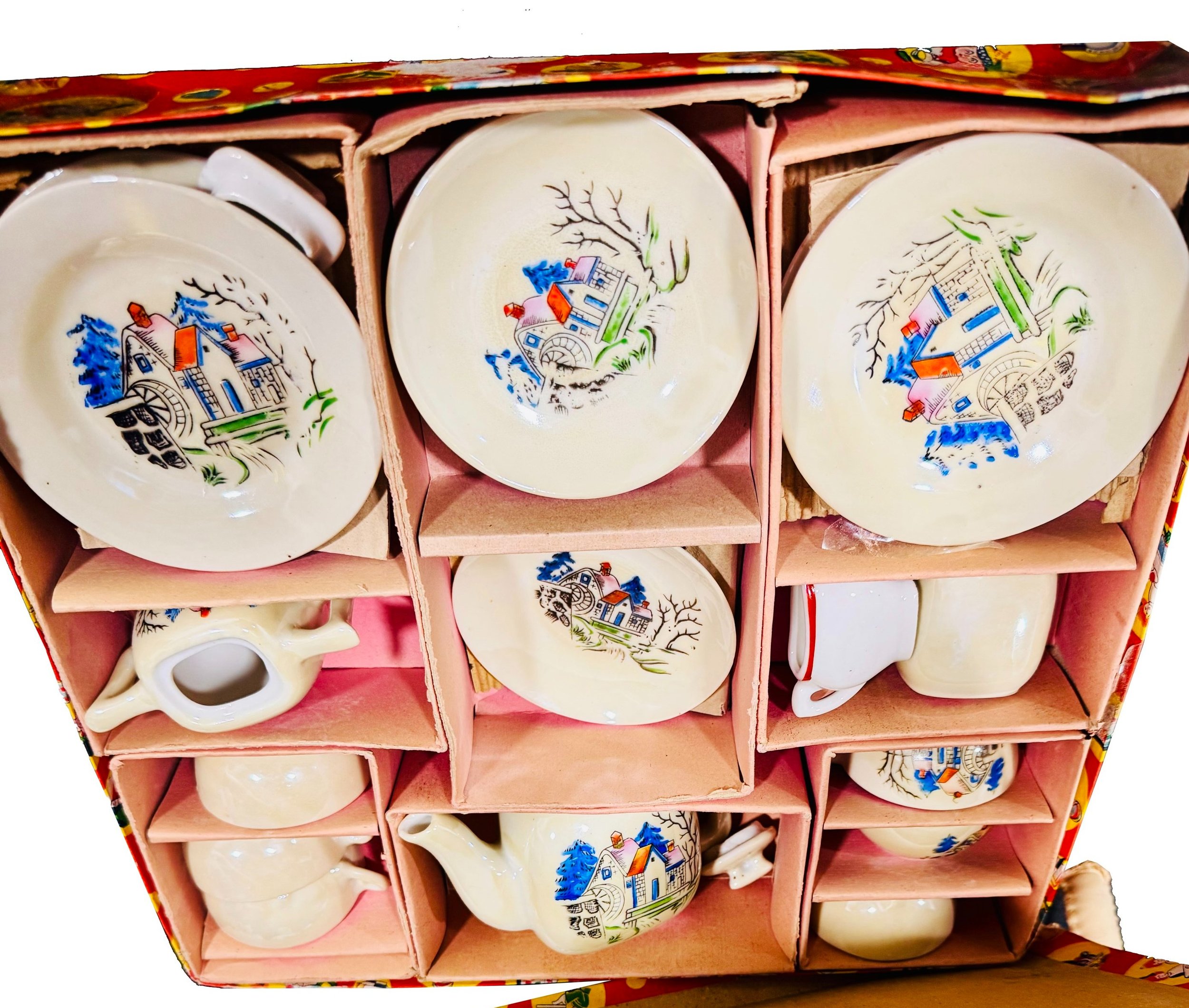 1930s Lusterware child's tea set