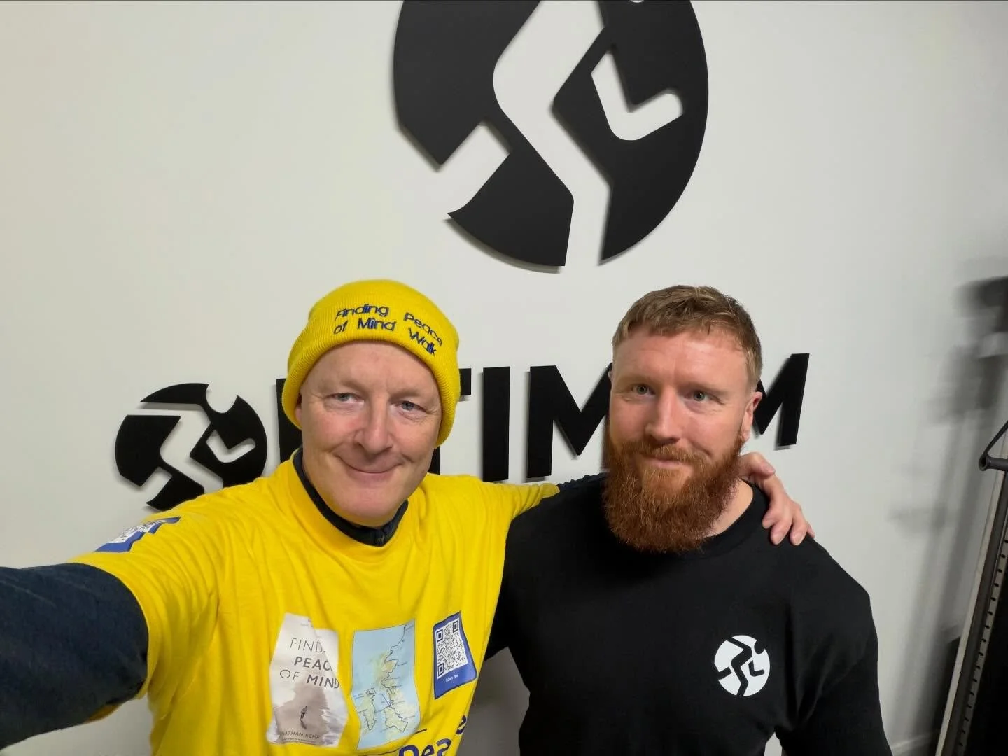 Great to have @jonathankemplondon in clinic today. He&rsquo;s walking from the Shetlands through Scotland, England, Wales and Ireland aiming to finish in Galway in October. Doing talks and raising money for @mindcharity @samhscotland @aware_ni @aware