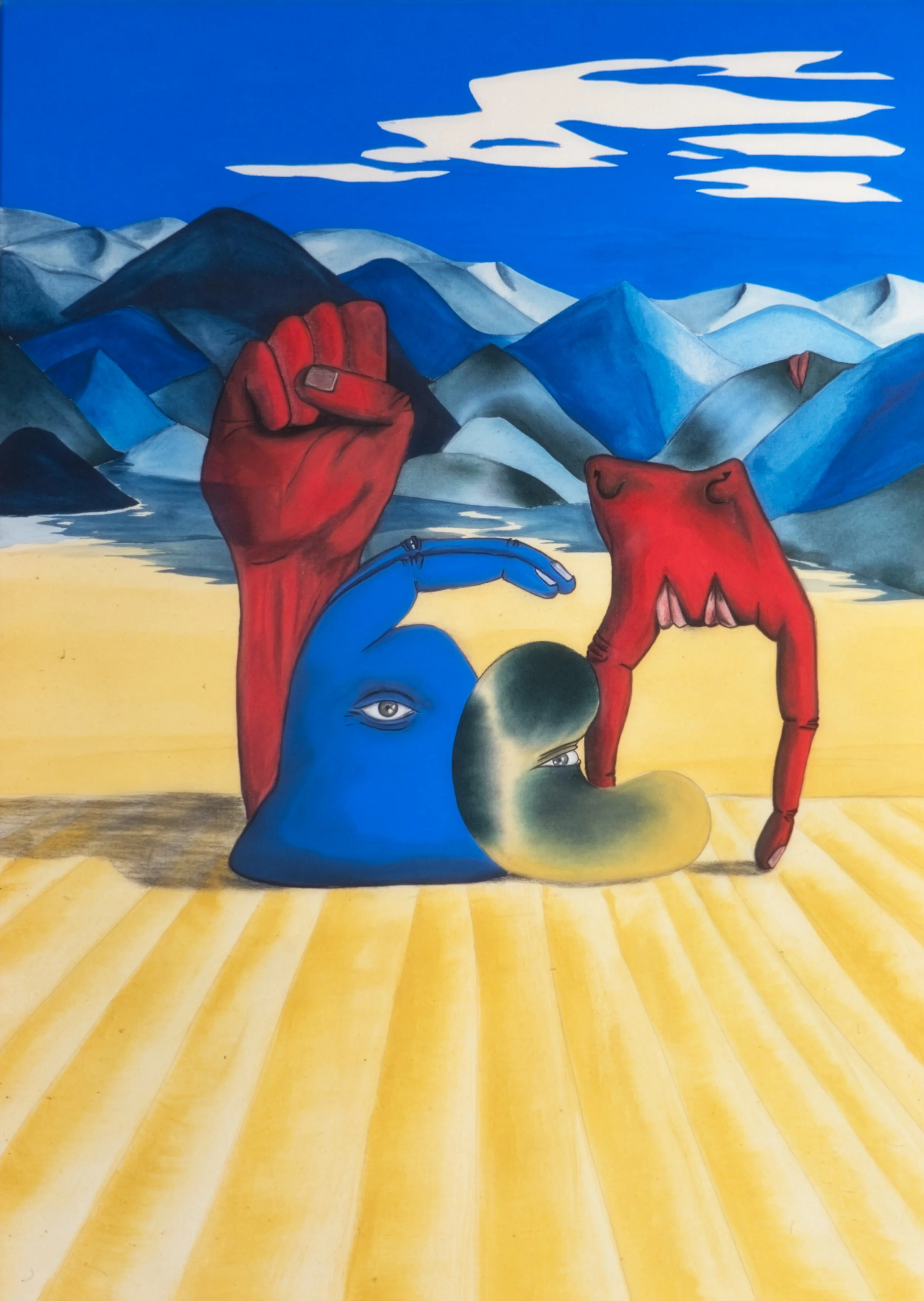 Familienfoto
1,00 x 0,70 m
Tusche, Acryl und Kohle
auf Leinwand