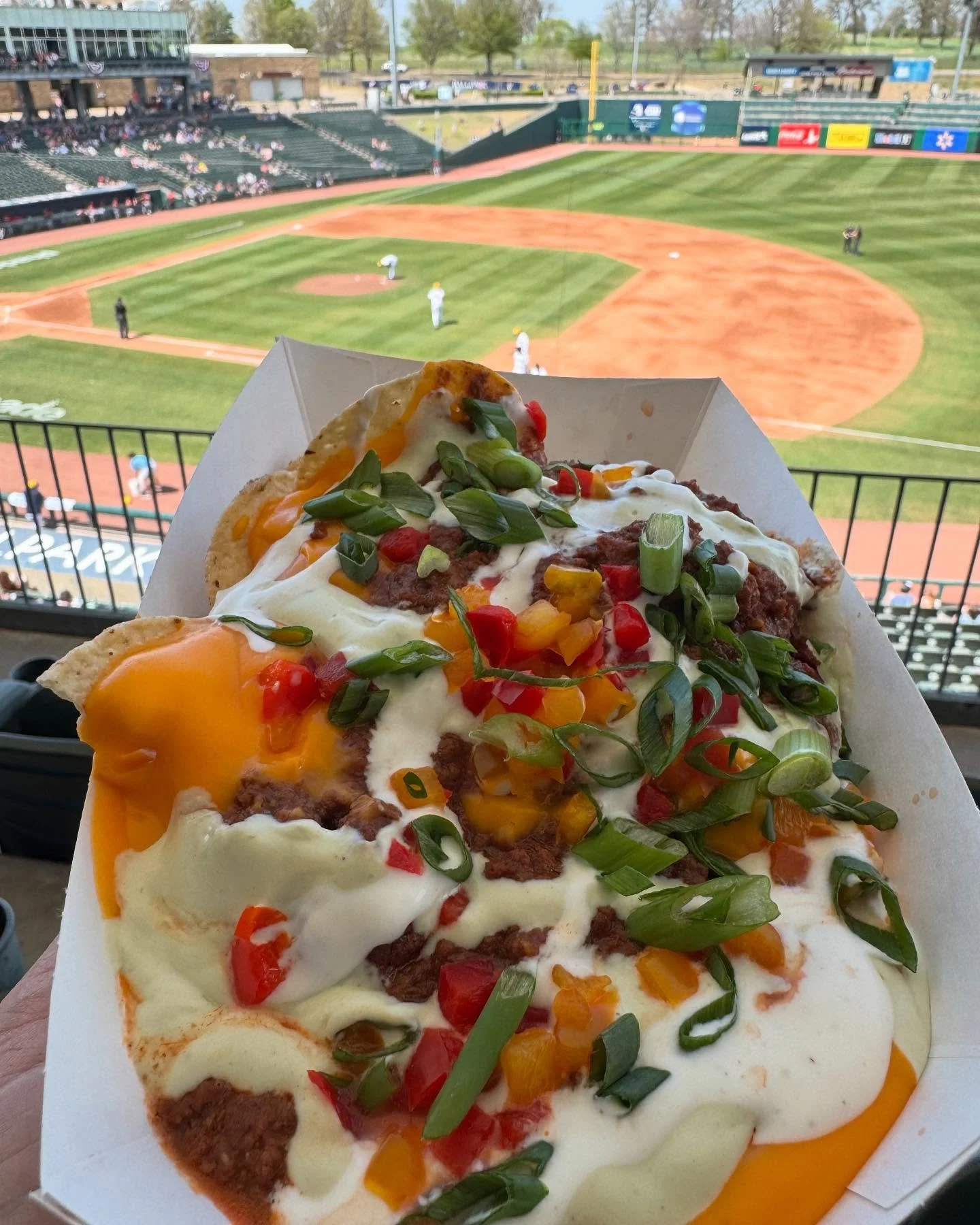 Minor league baseball, major league nachos. 🤩 #stadiumnachos @nwanaturals