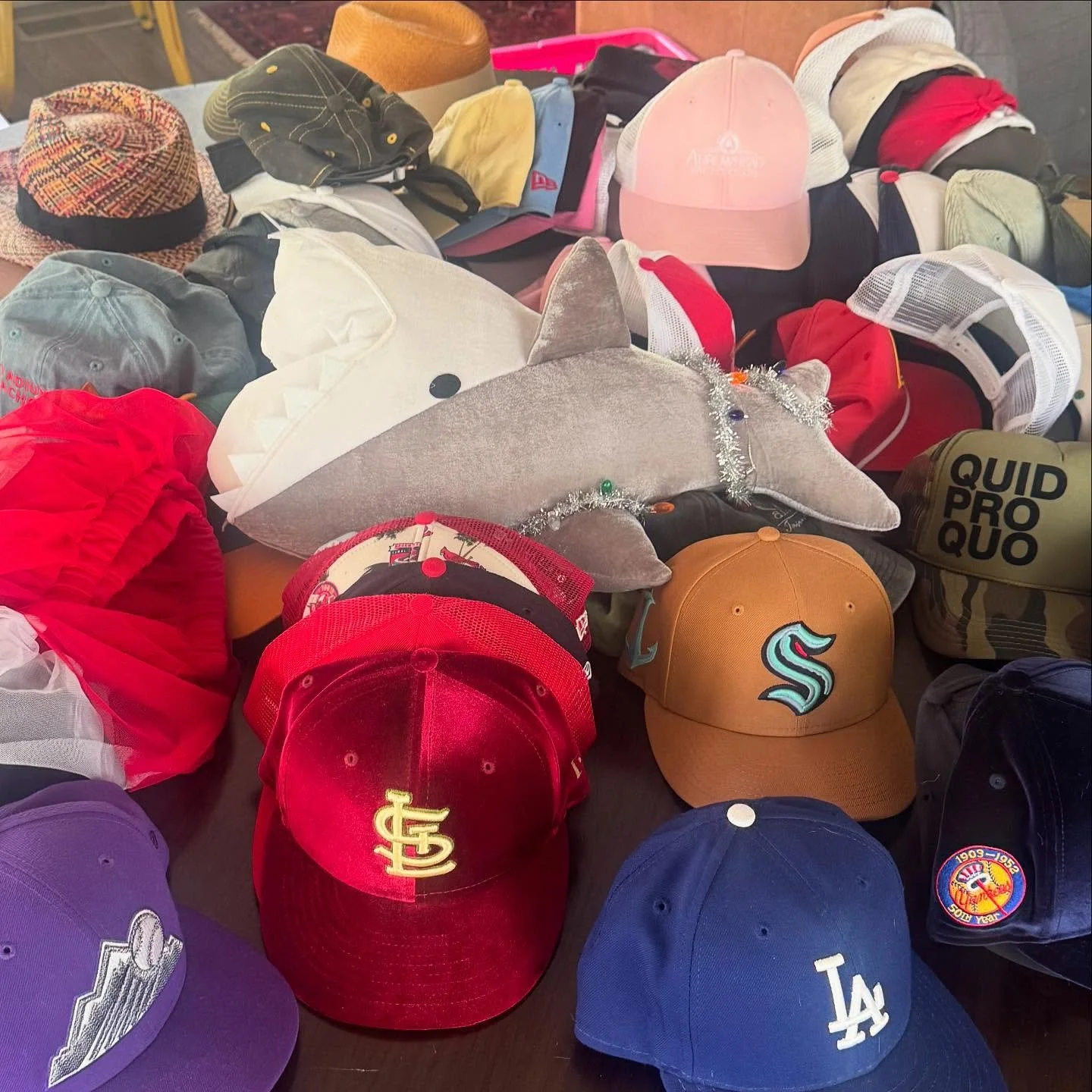I have waaaay too many hats. 🙄 But do you? You could have more hats. Head over to the Stadium Nachos site, link in profile, to see some new stuff. #stadiumnachos #sportsfan #forthewin
